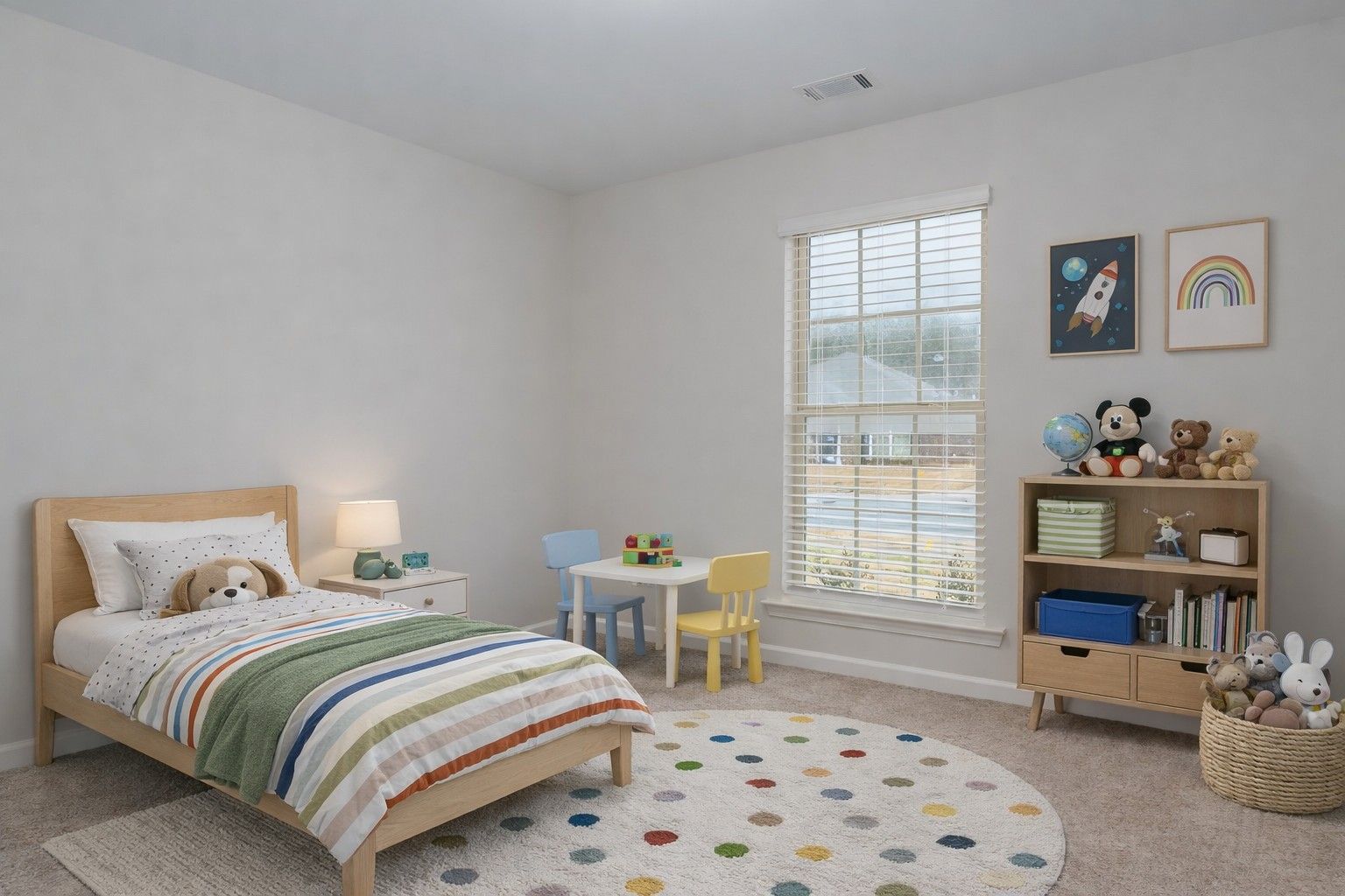 Staged Guest Bedroom