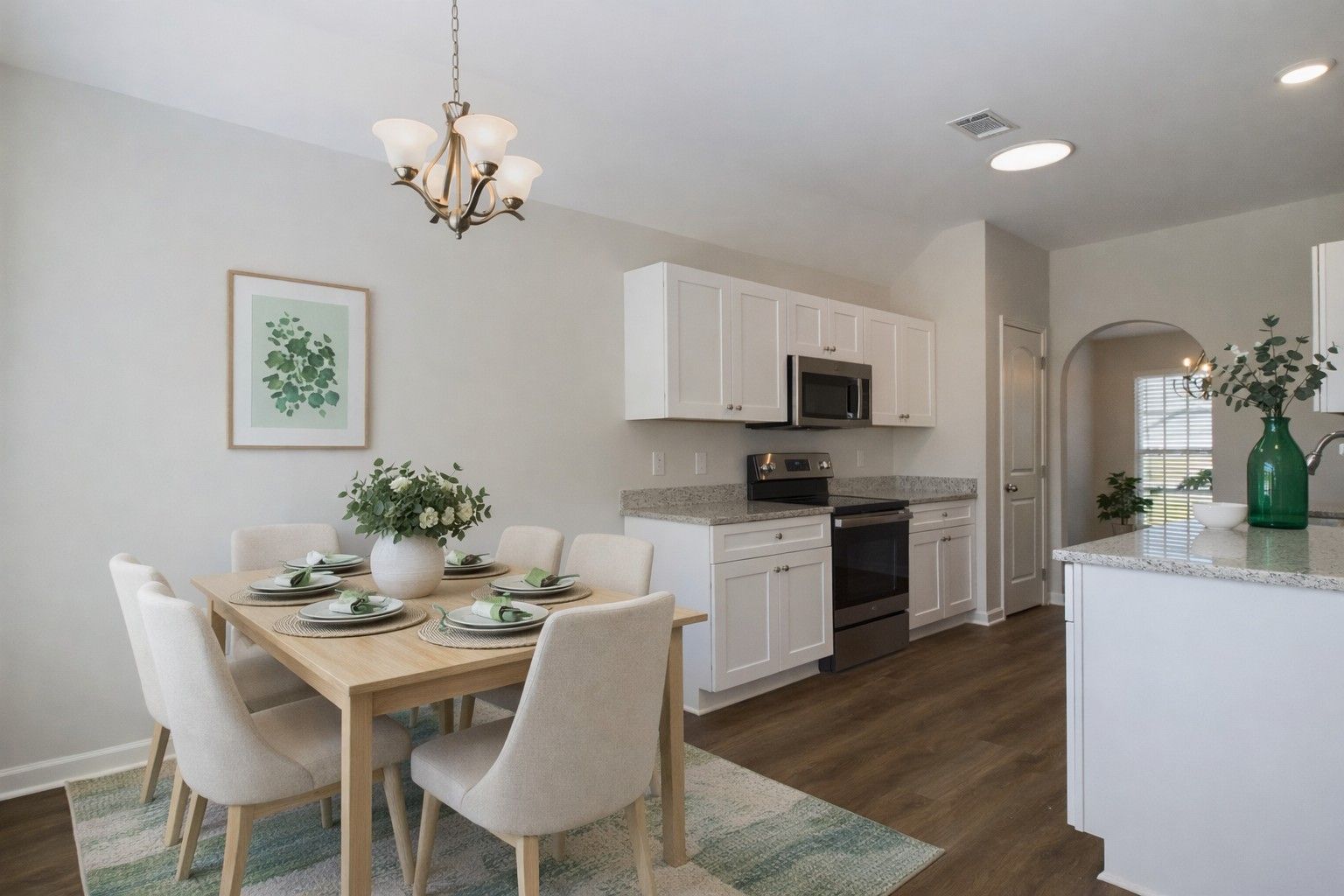 Staged Eat in Kitchen