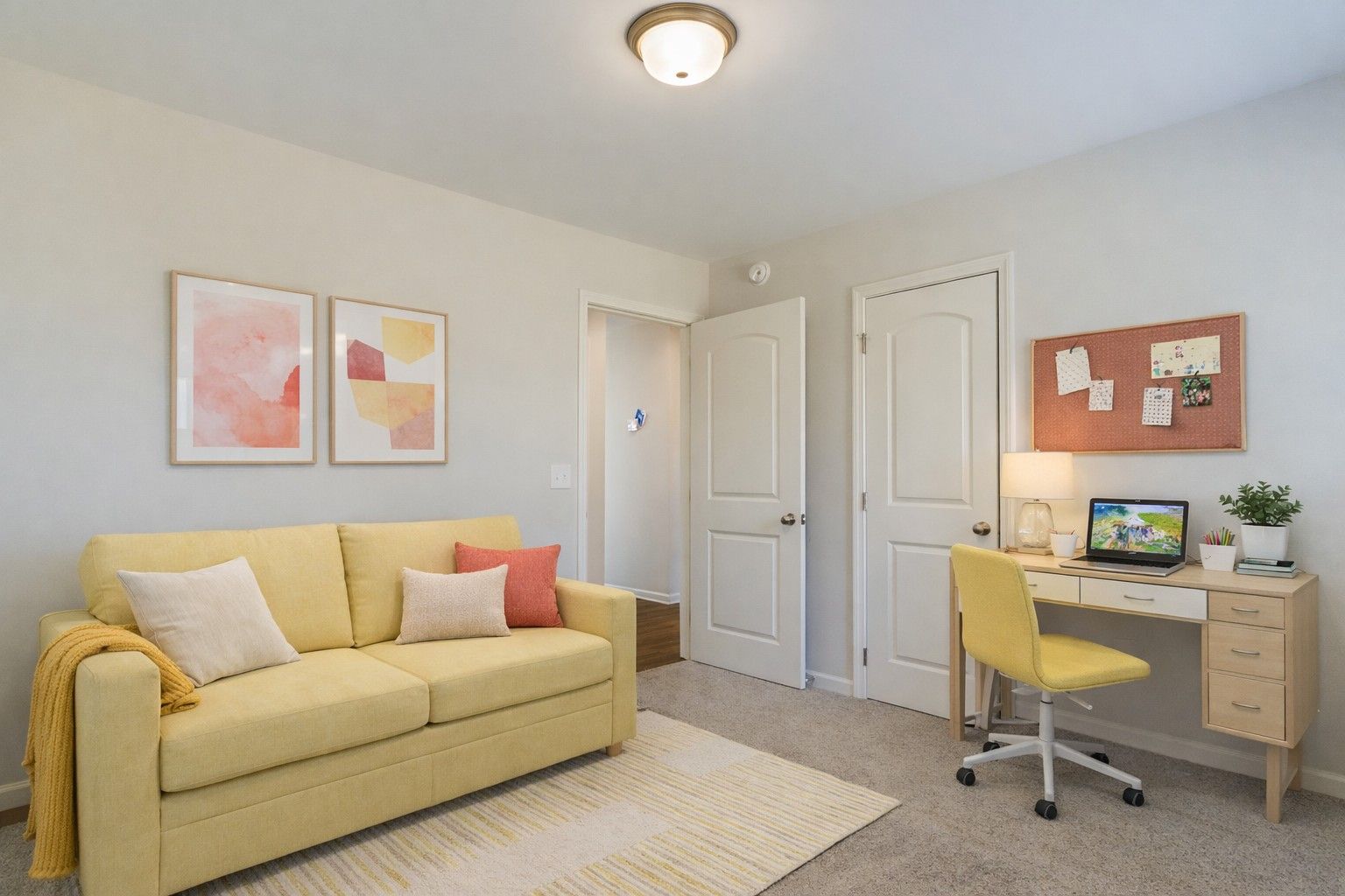 Staged Guest Bedroom/ Office