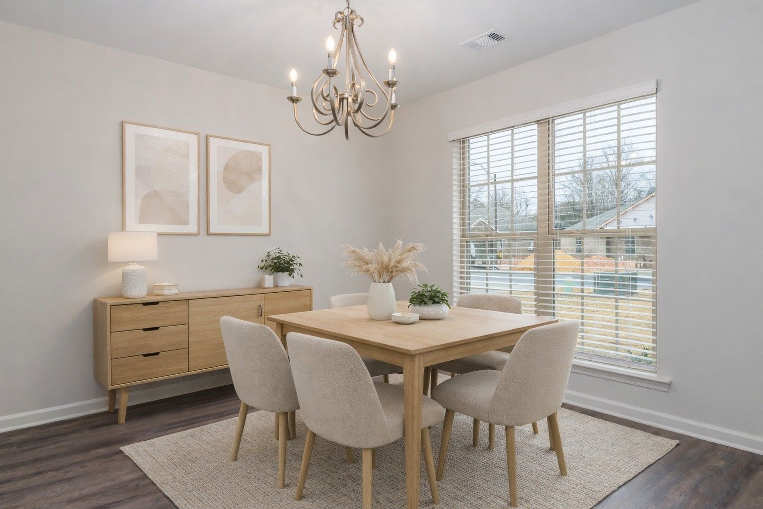 Staged Dining Room