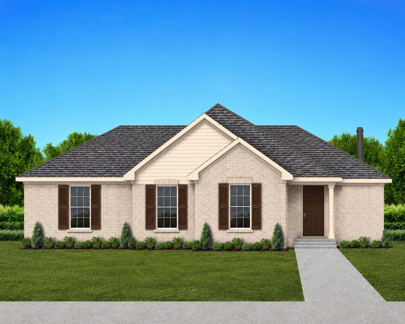 Hemlock Front Rendering