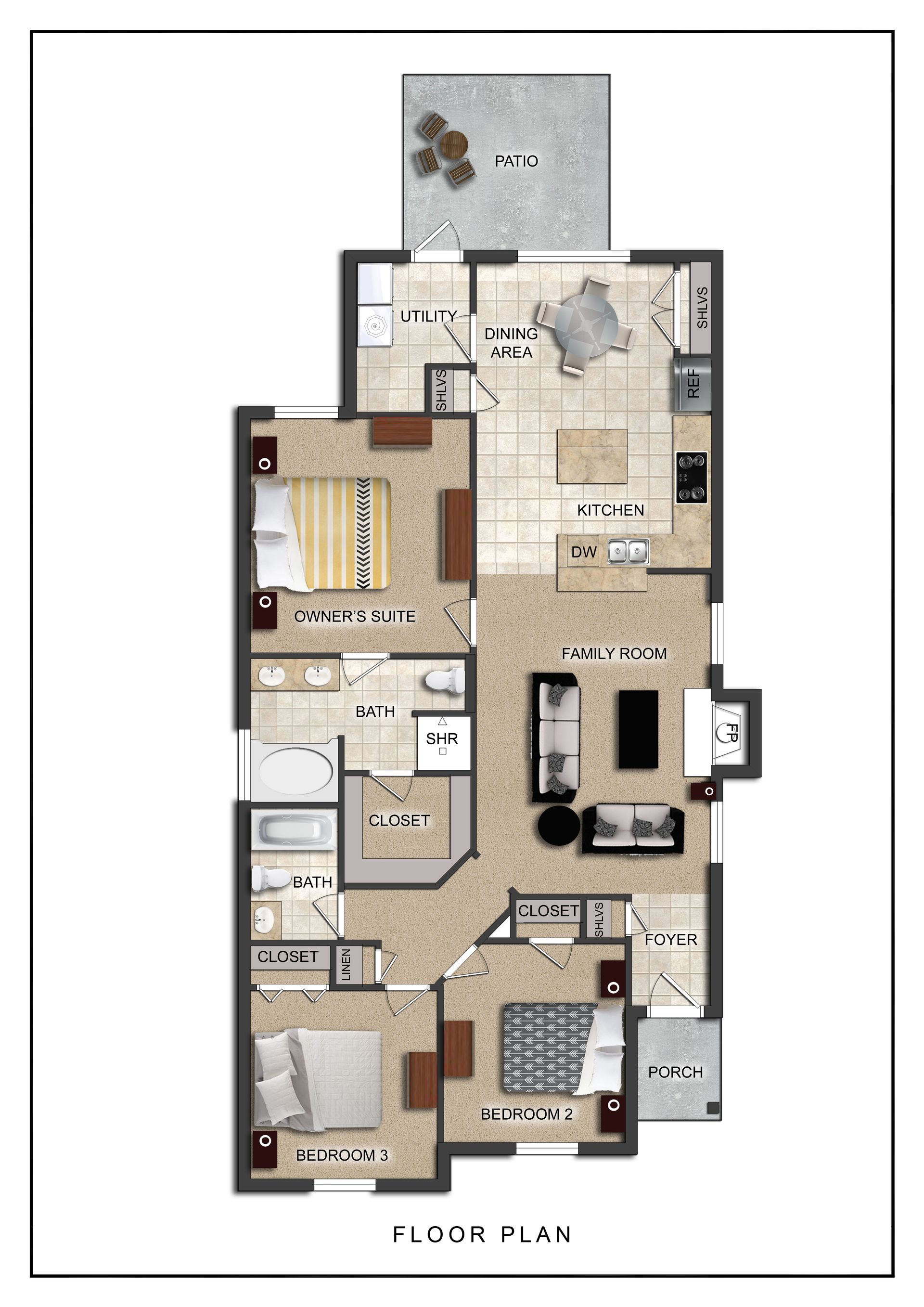 The Lilac Floor Plan