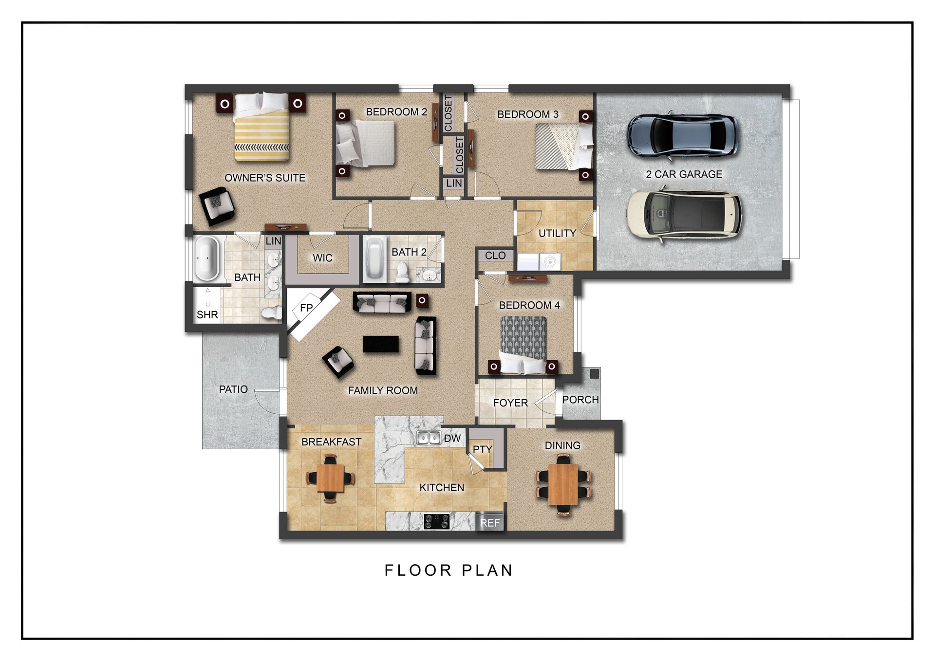 The Savannah Floor Plan