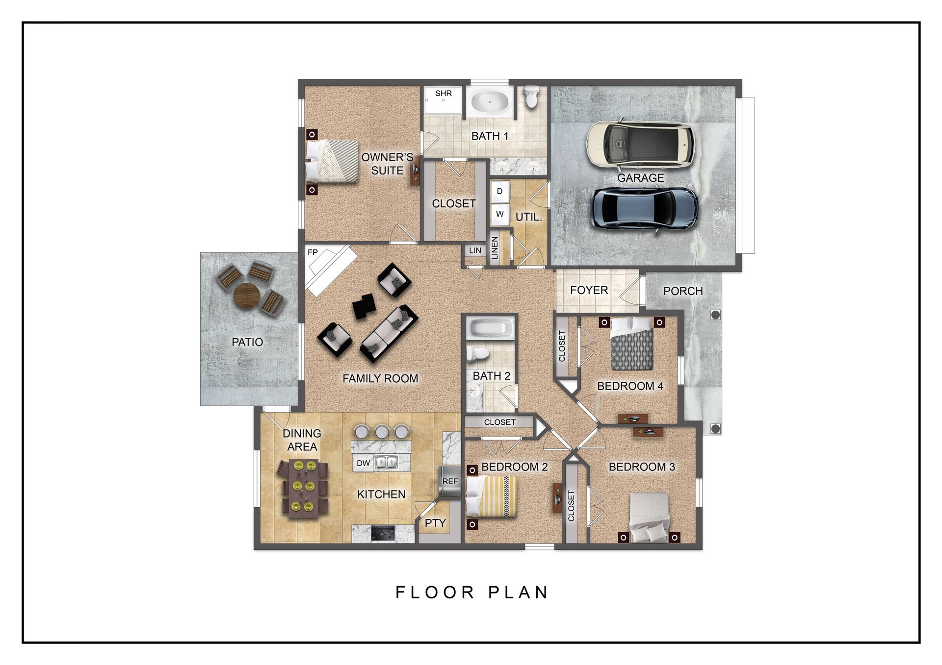 Sawgrass Floor Plan 