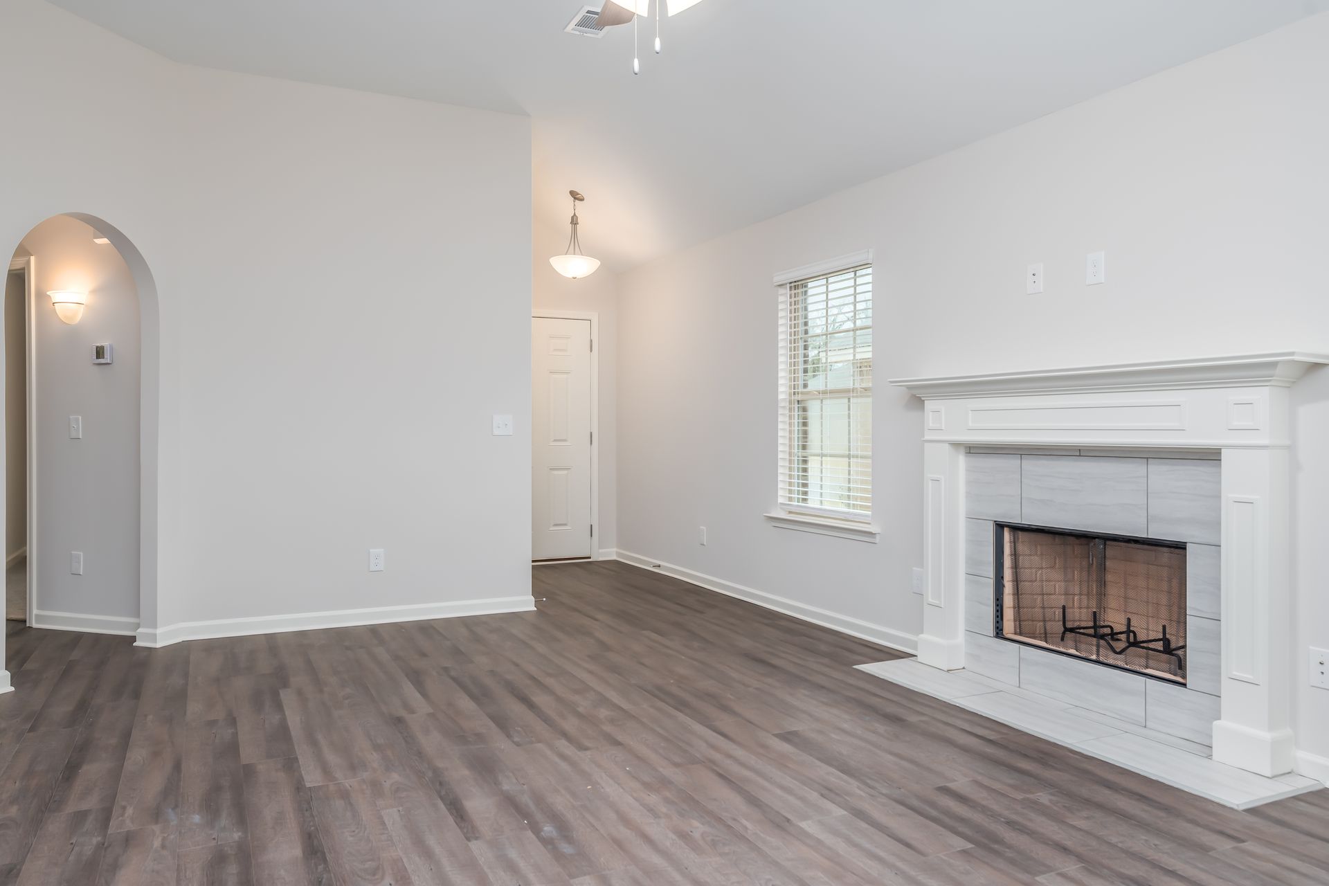 Entry Way and Fireplace