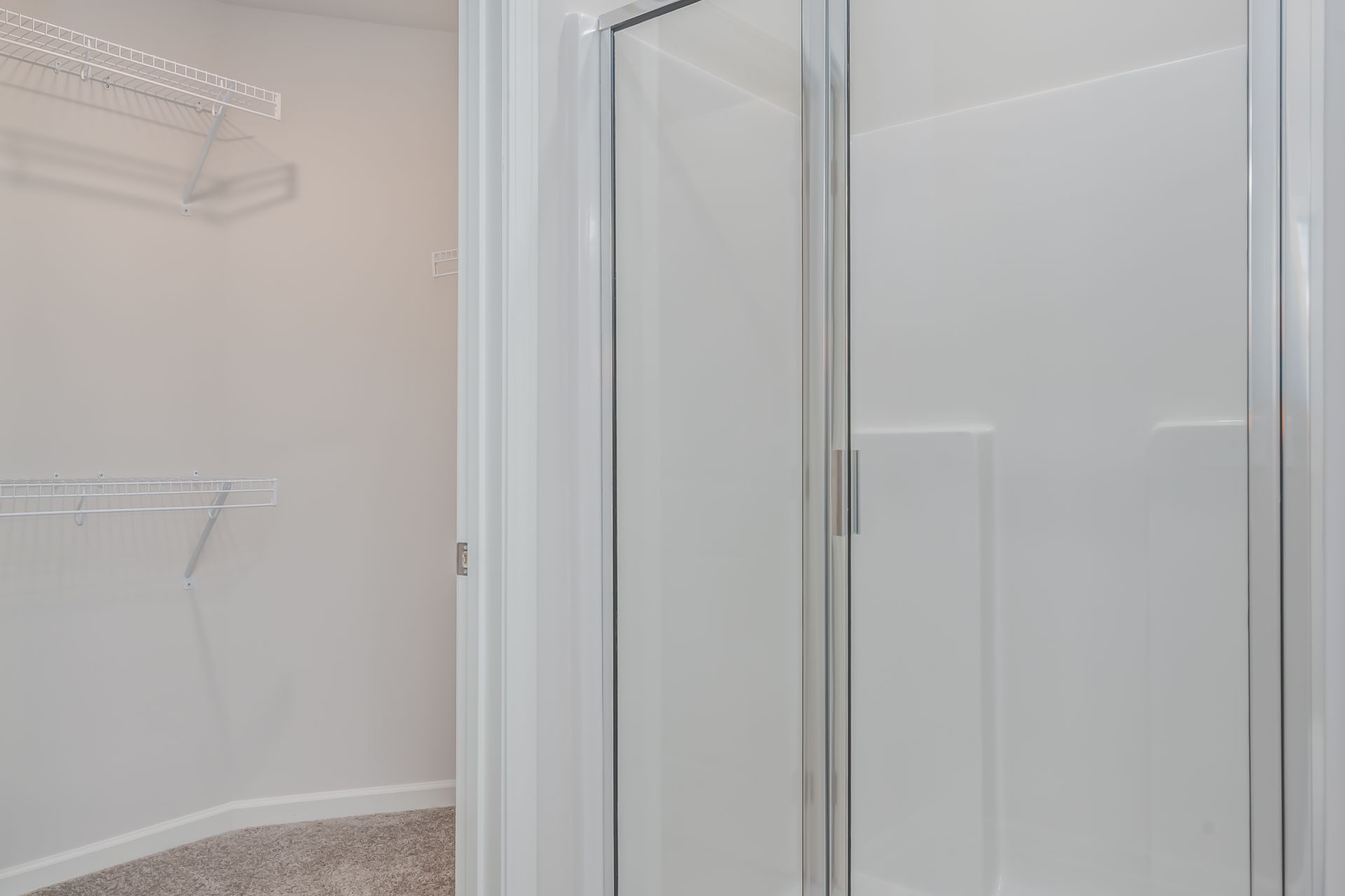 Primary Ensuite Walk in Shower and Closet