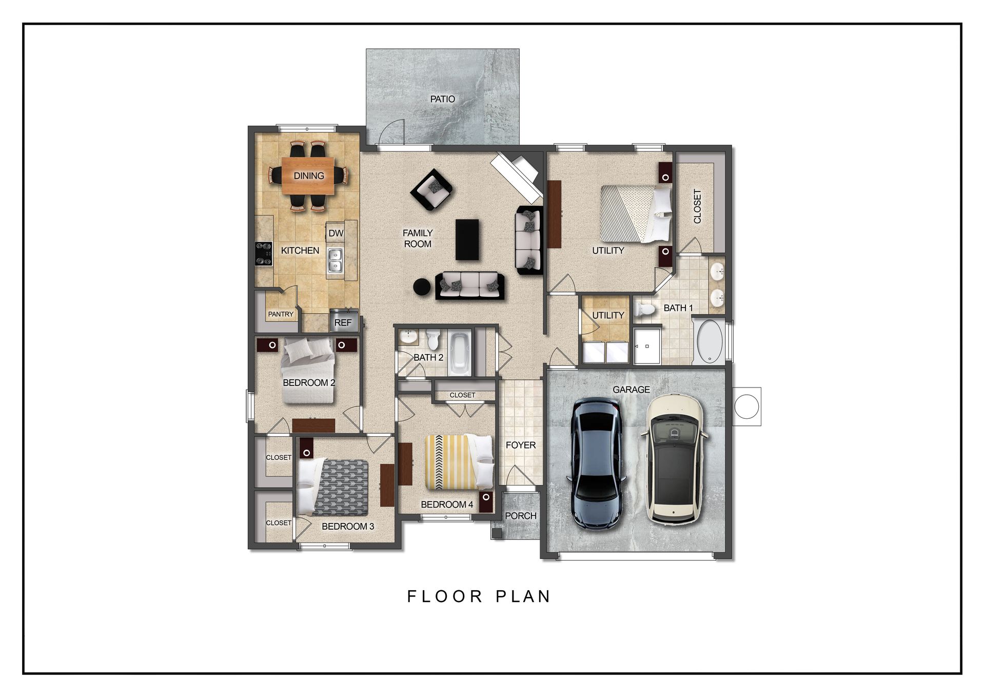 The Cottonwood Floor Plan