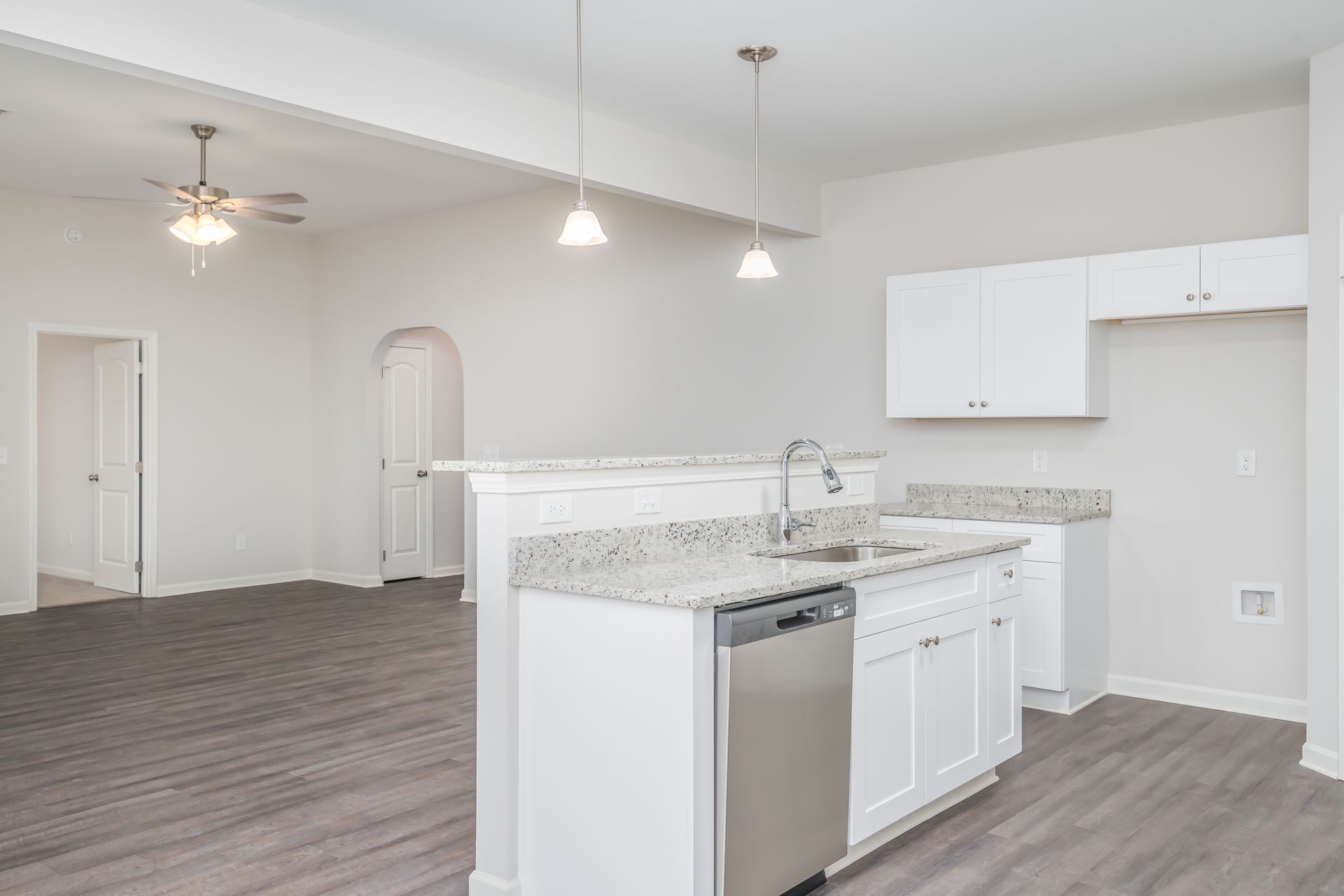 Kitchen and Island