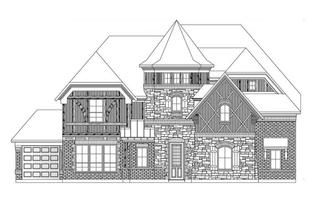 Downton Abbey 3 Car Garage at SP - South Pointe: Mansfield, Texas - Grand Homes