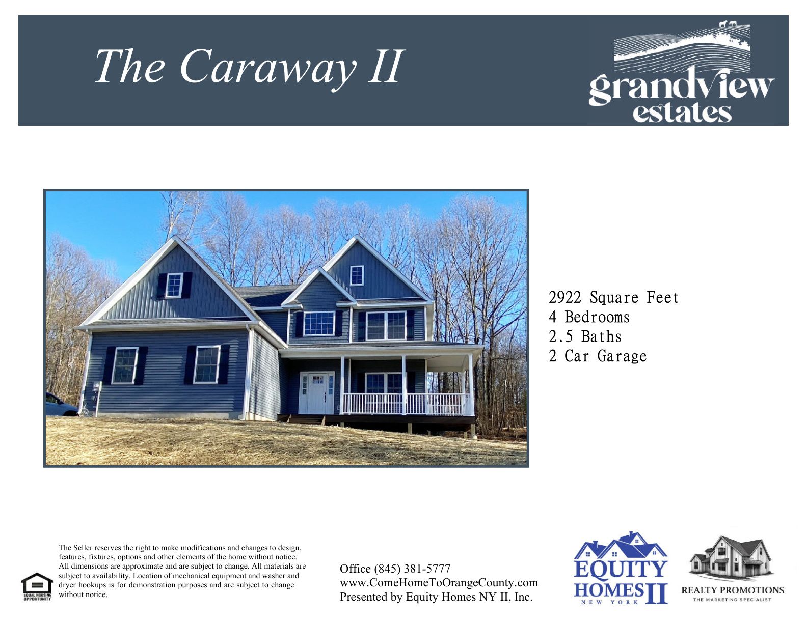 The Caraway II - Grandview Estates: New Hampton, New York - Grandview Estates