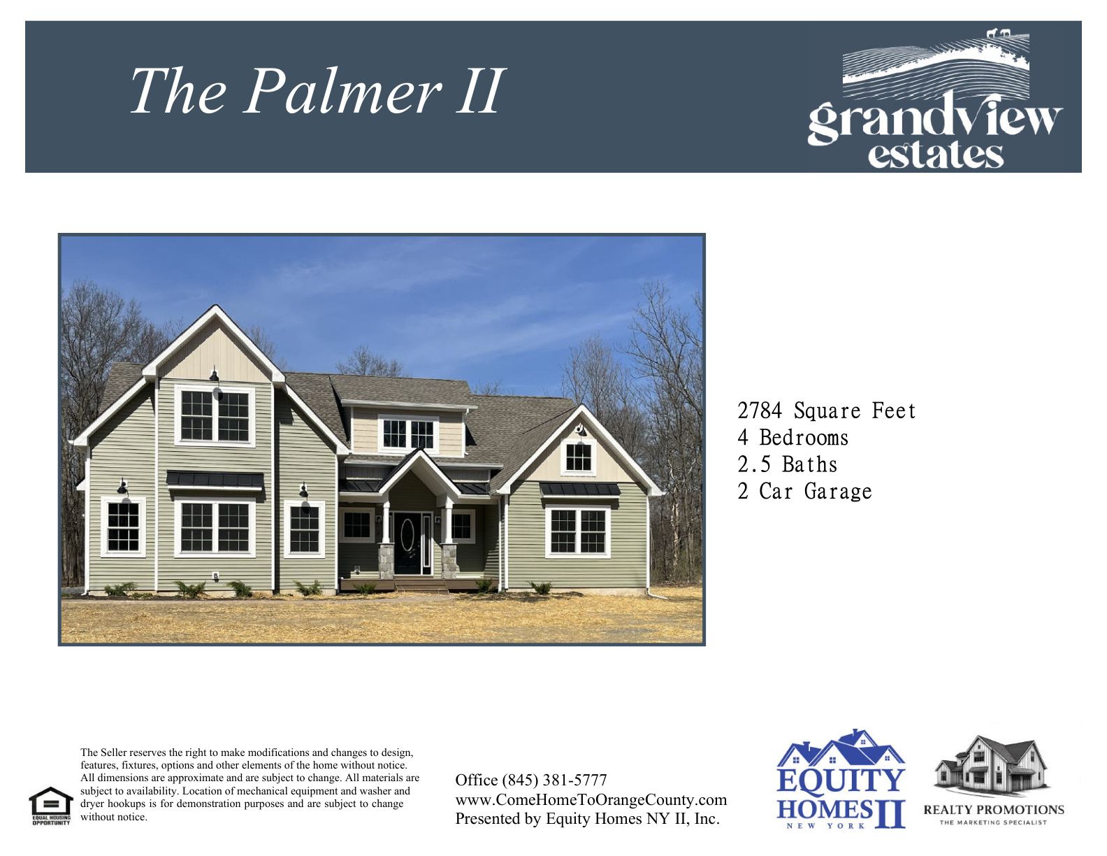 The Palmer II - Grandview Estates: New Hampton, New York - Grandview Estates