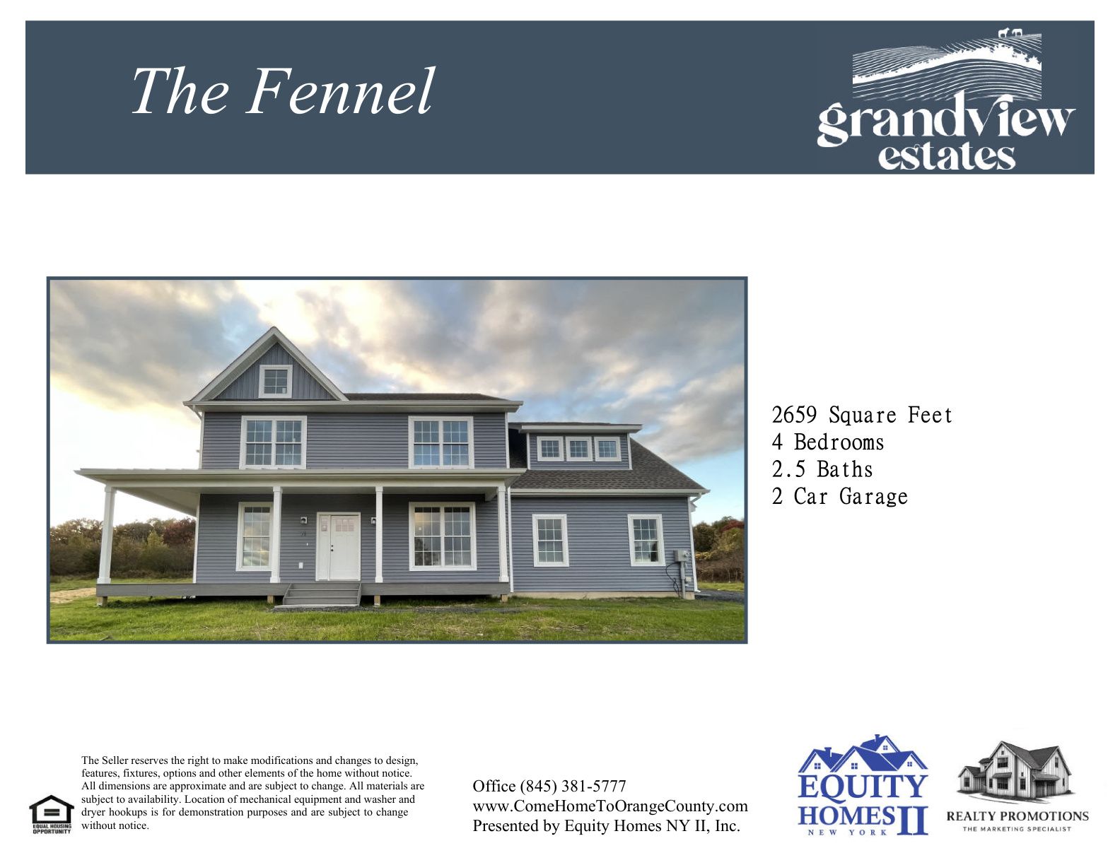 The Fennel - Grandview Estates: New Hampton, New York - Grandview Estates