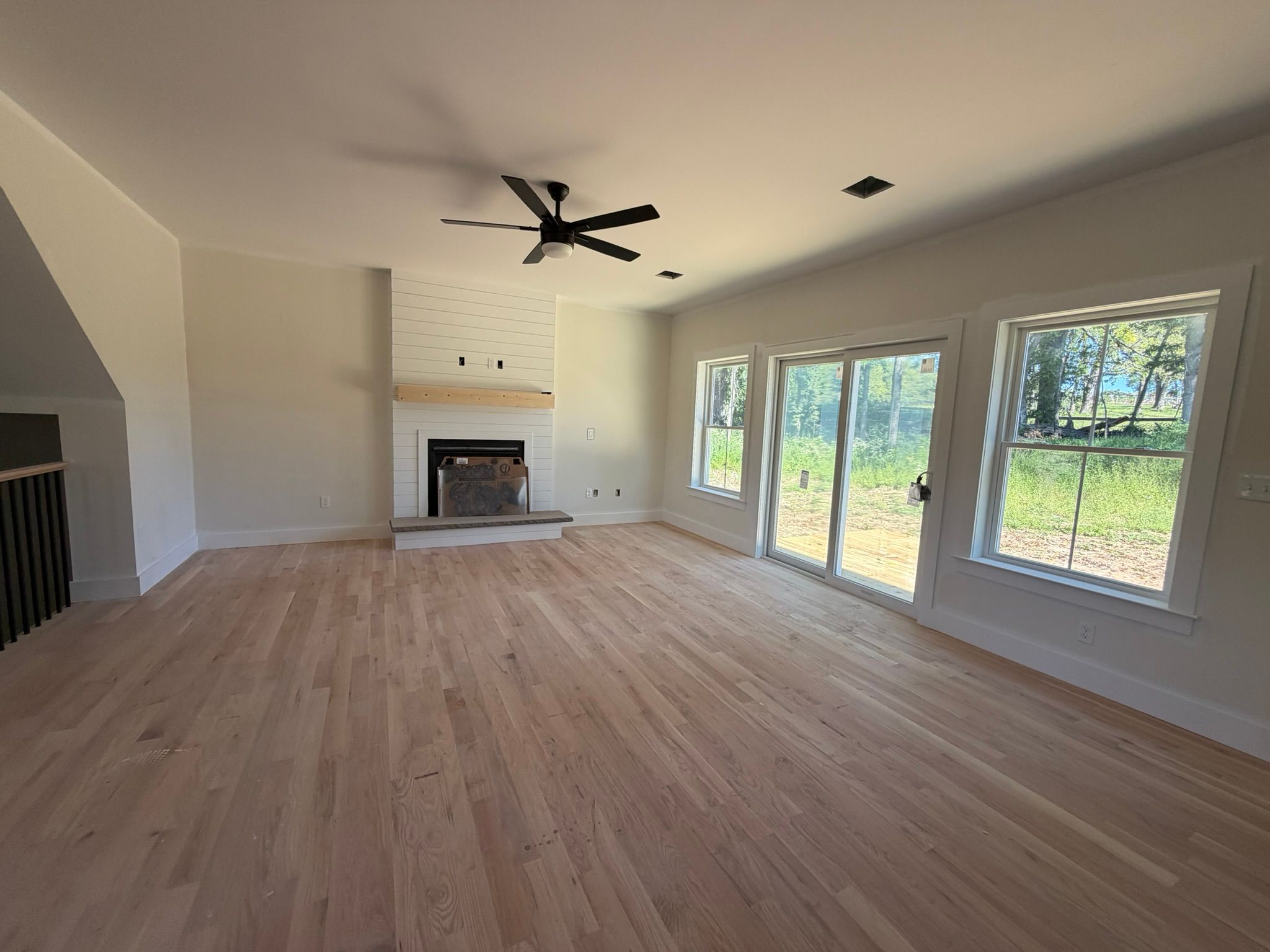 Living Room Construction Progress Photo
