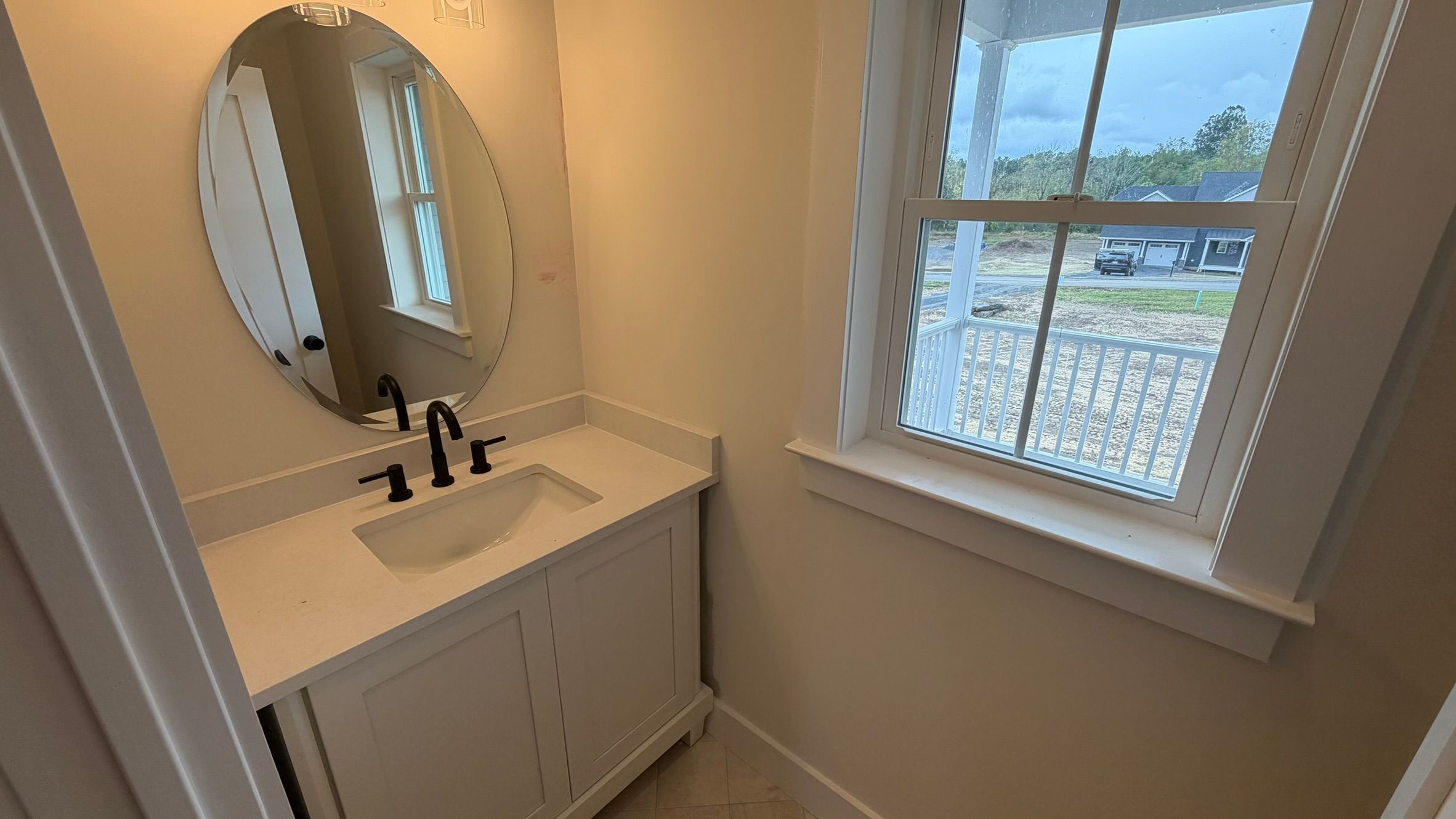 Construction Progress Photo of Half Bath