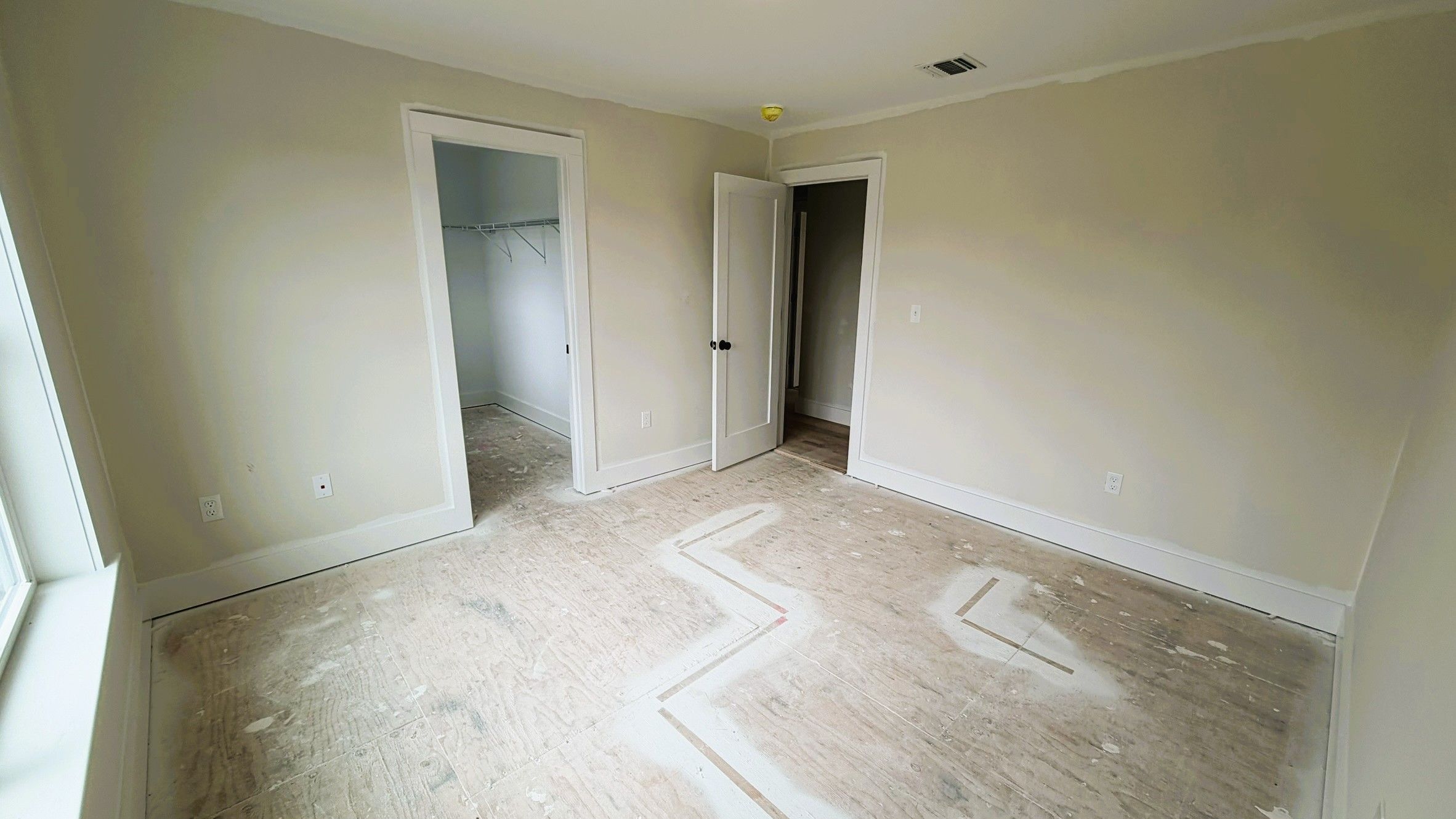 Construction Progress Photo of Bedroom