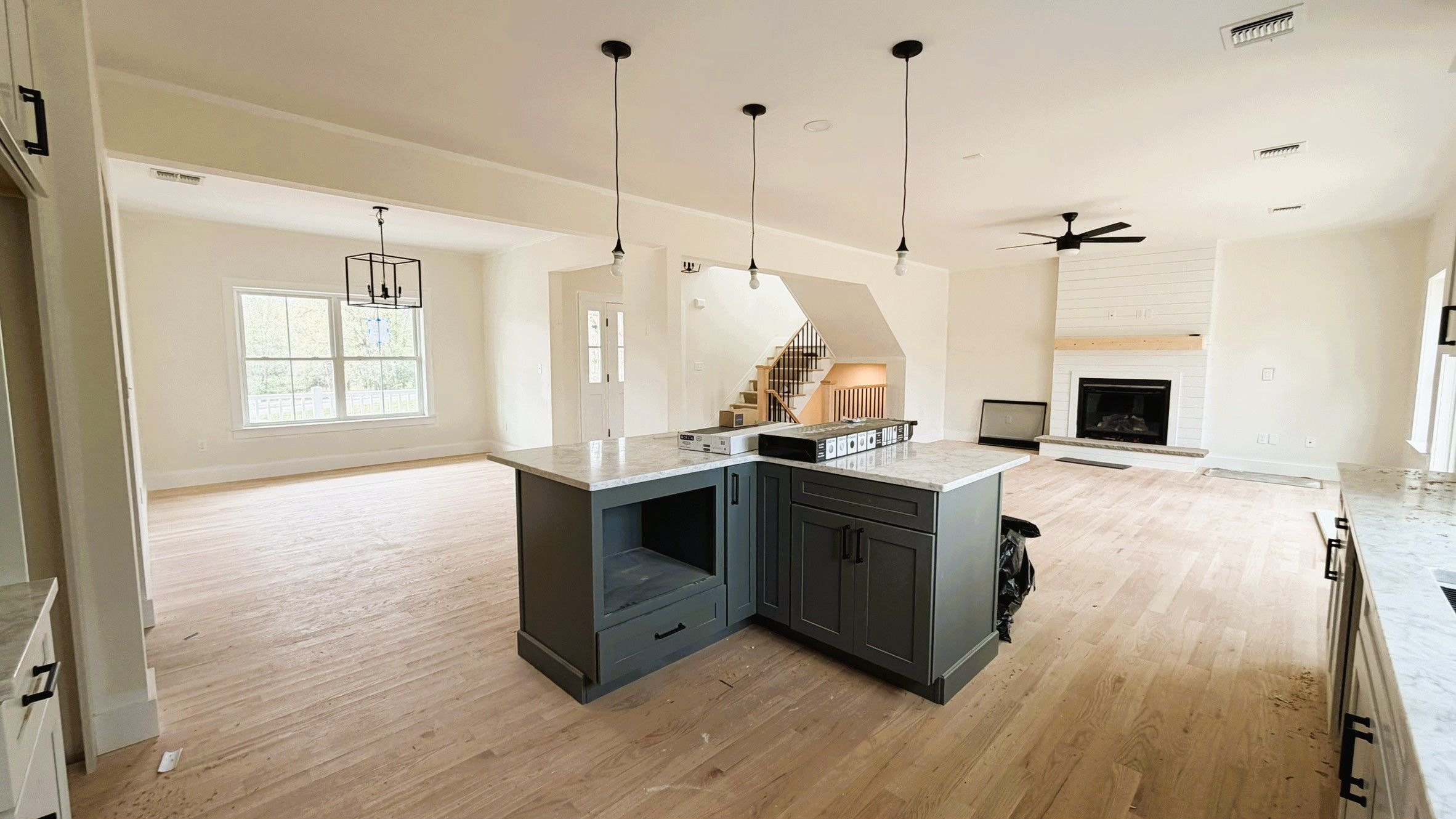 Construction Progress Photo of Kitchen
