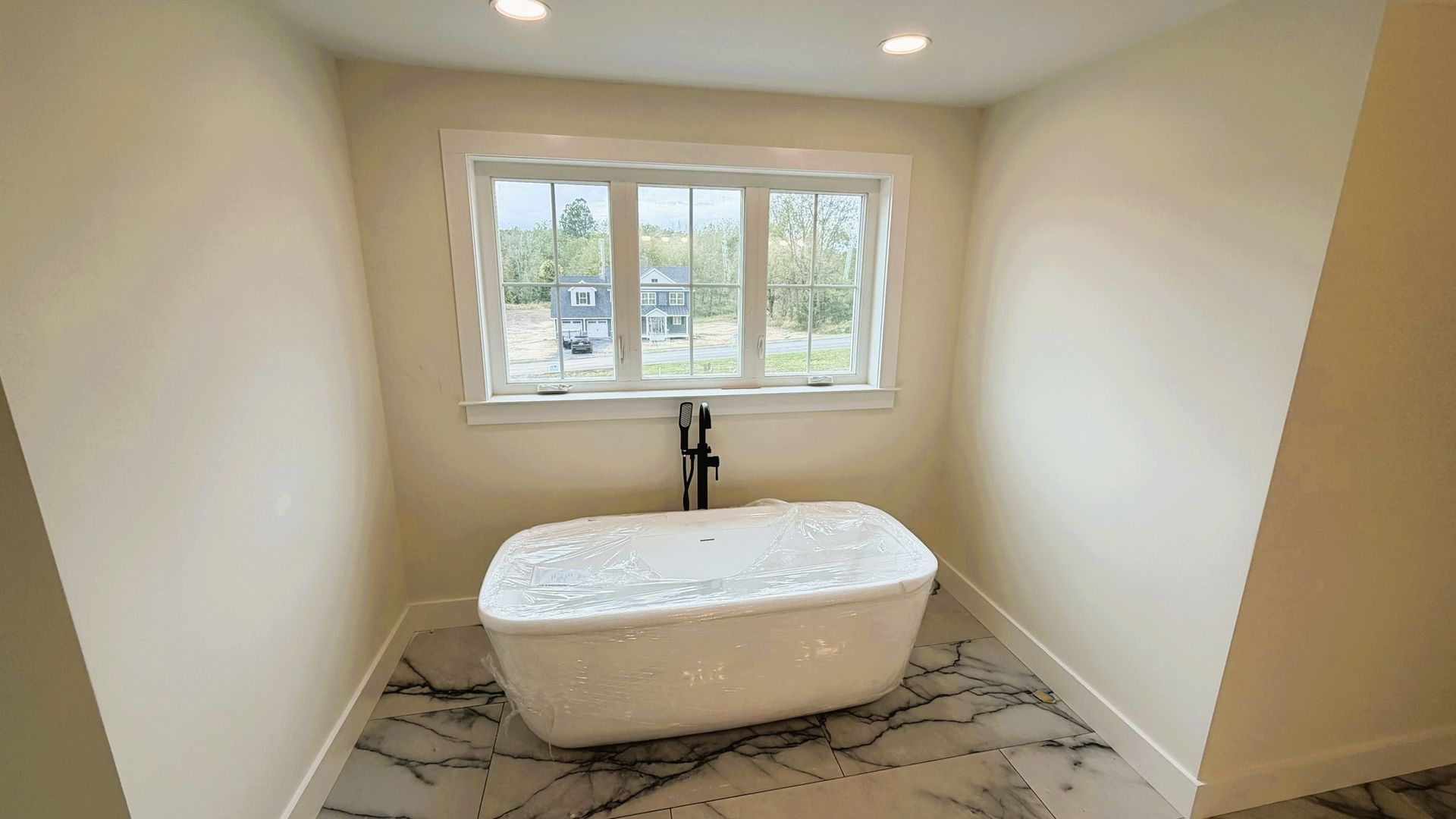 Construction Progress Photo of Primary Bath Soaking Tub