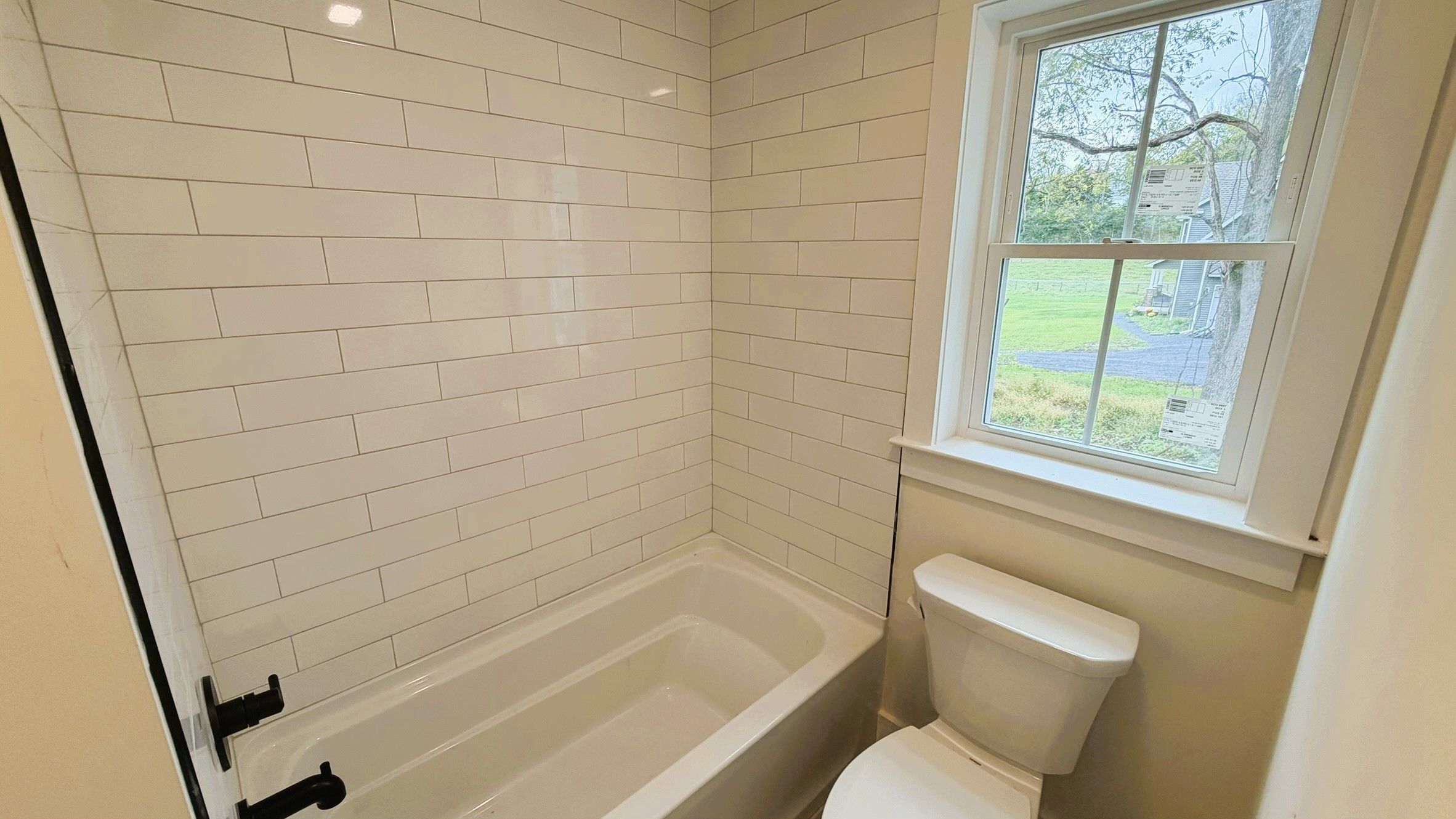 Construction Progress Photo of Full Bathroom