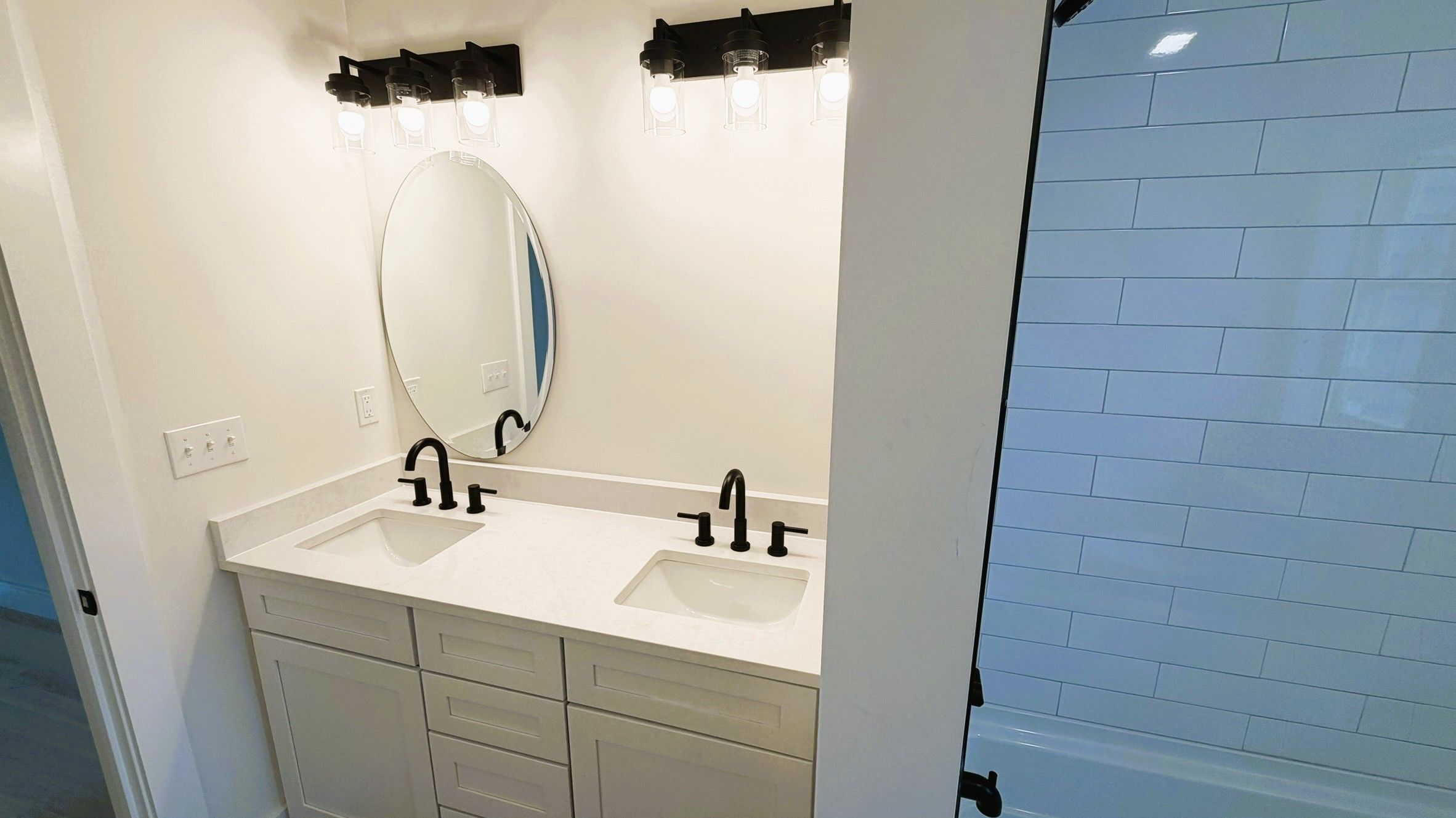 Construction Progress Photo of Full Bath Vanity