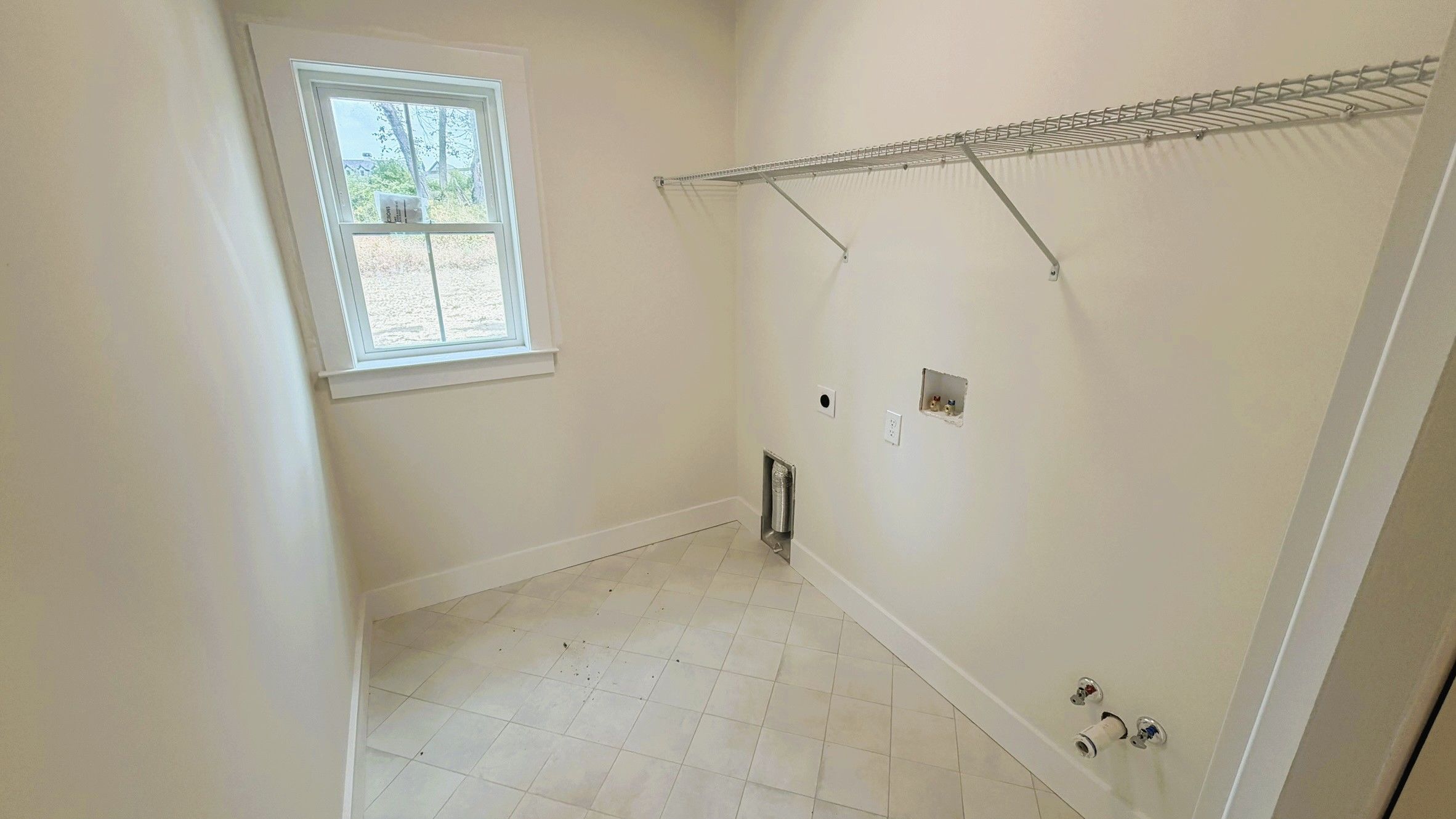 Construction Progress Photo of Laundry Room