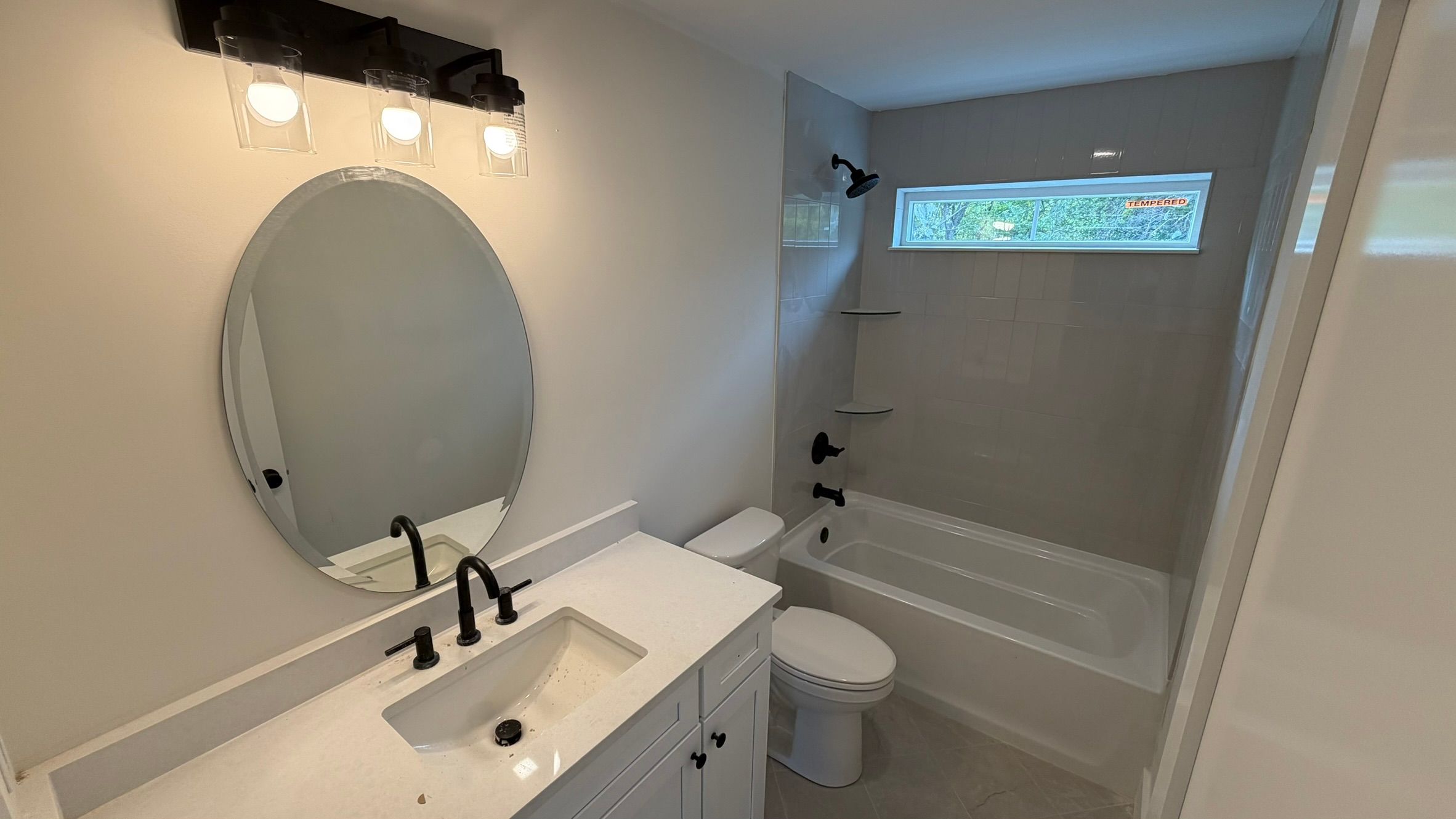 Construction Progress Photo of Fennel Bathroom