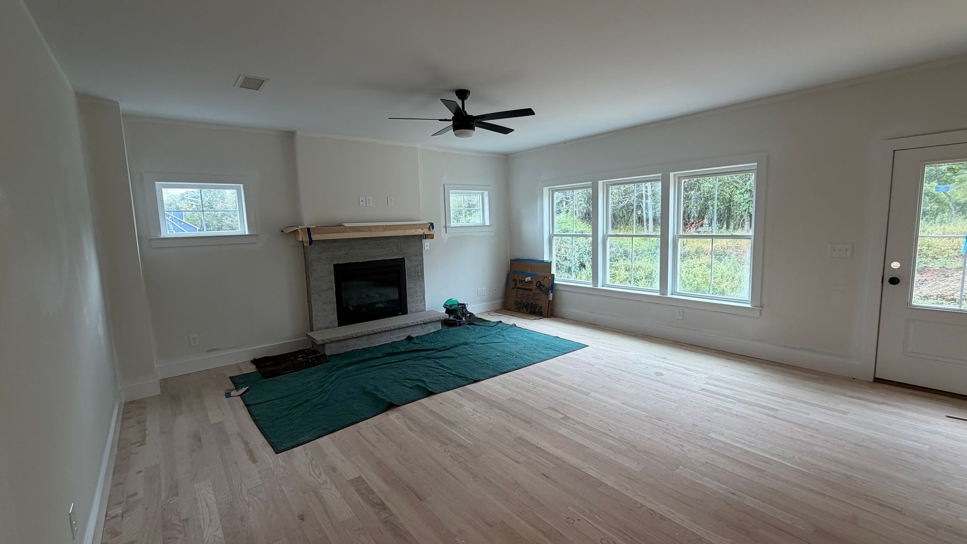 Construction Progress Photo of Fennel Living Area