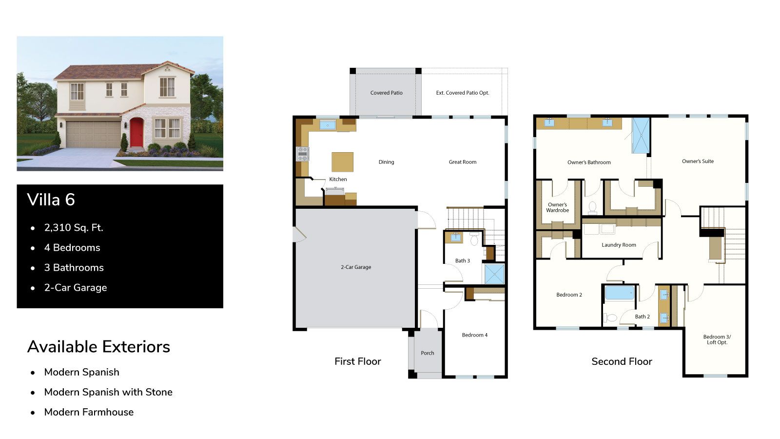 Villa 6 Floor Plan