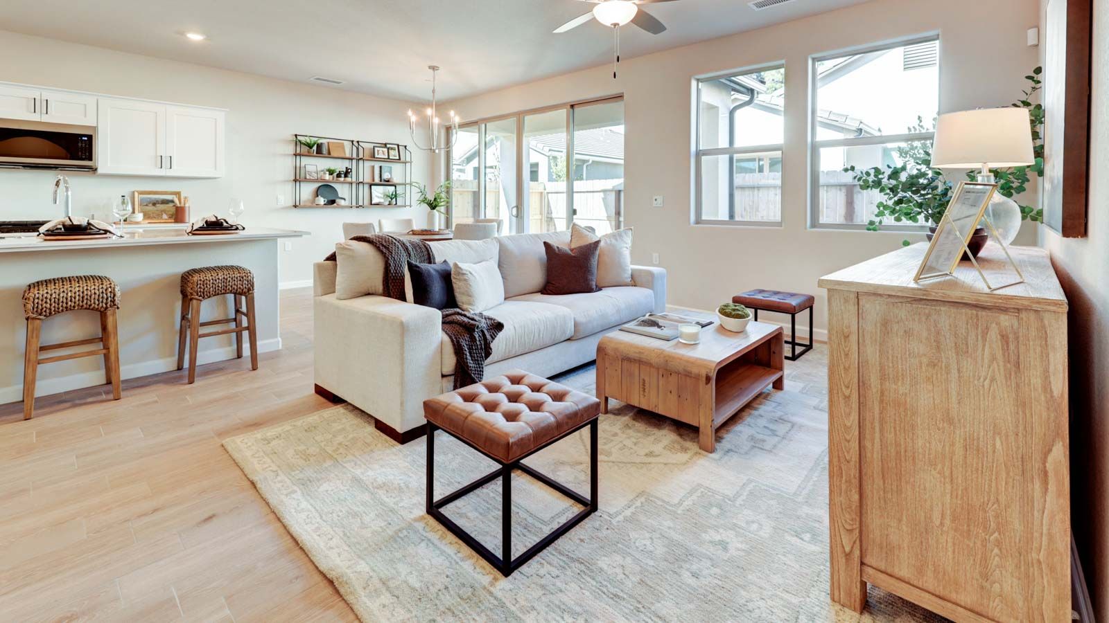 Great Room - similar home shown