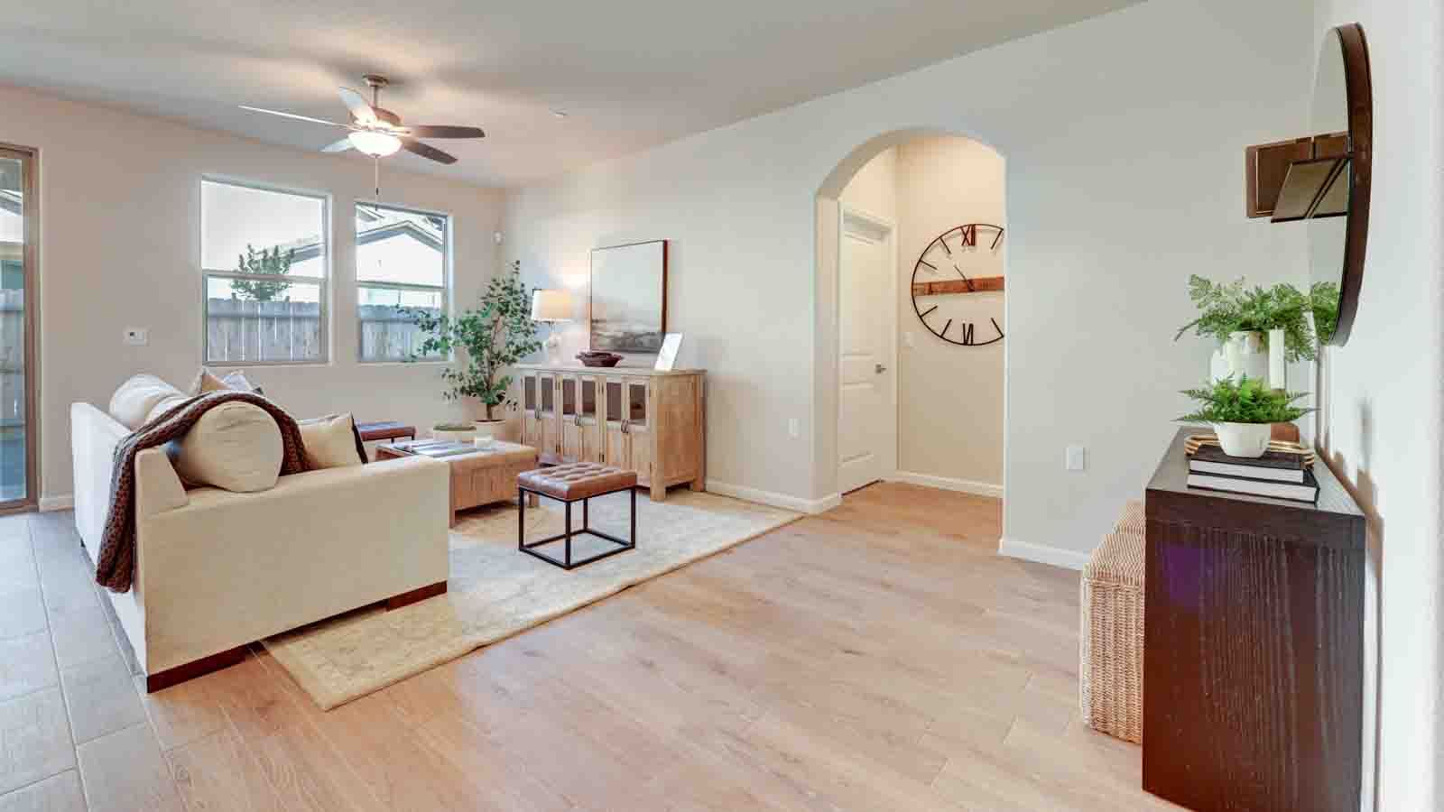 Great Room - similar home shown