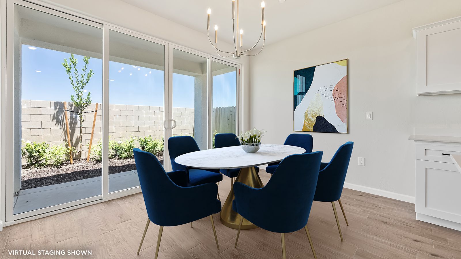 Dining Area - shown with virtual staging