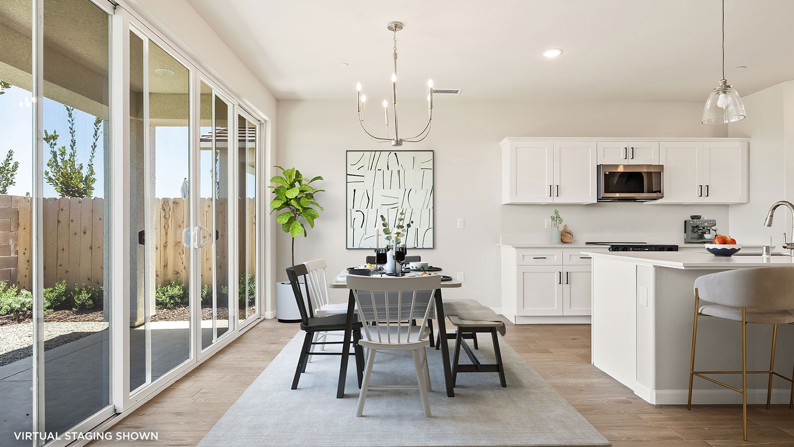 Dining Area (shown with virtual staging)