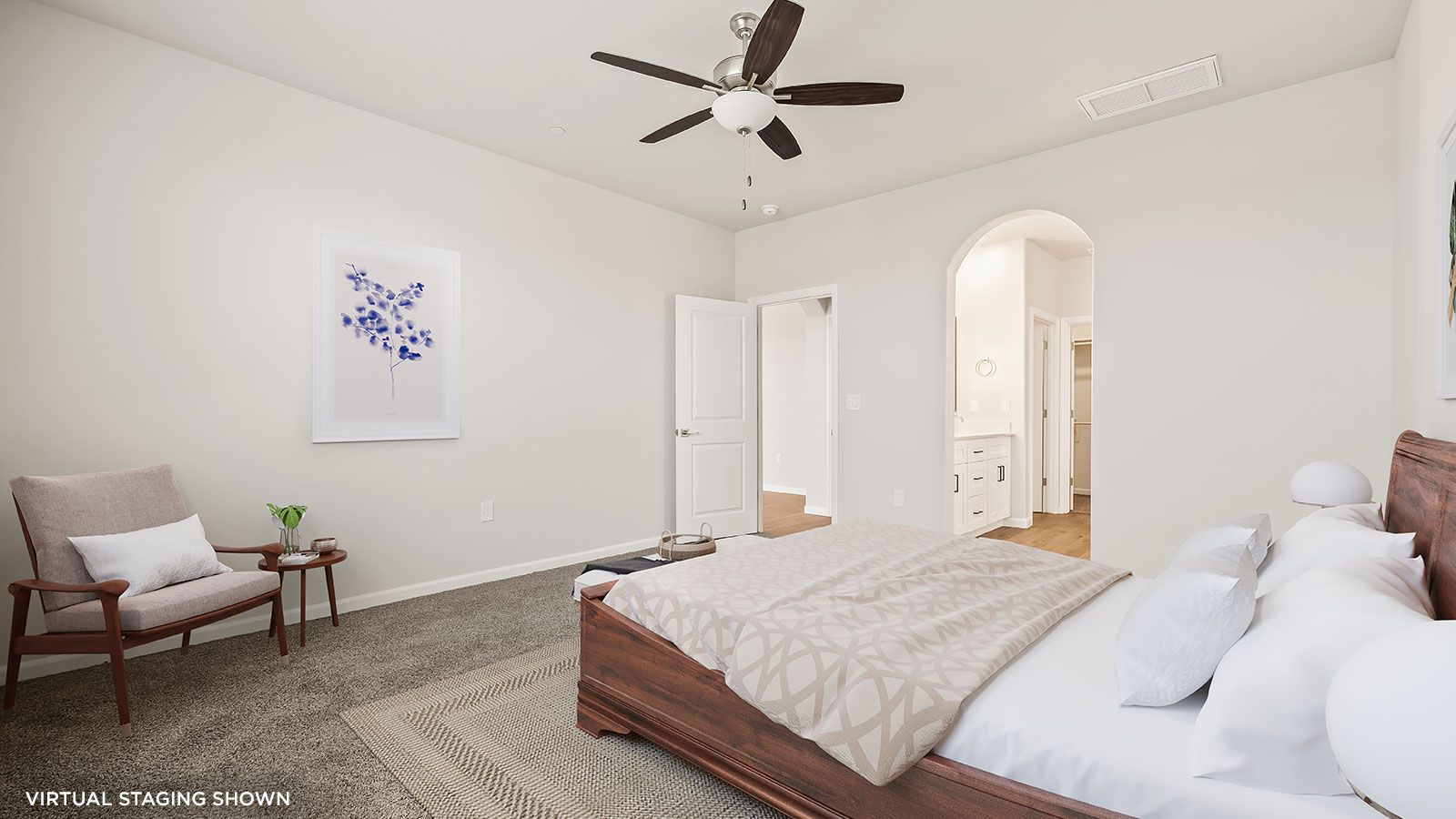 Primary Suite (shown with virtual staging)