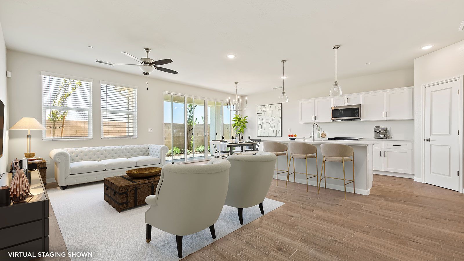 Great Room (shown with virtual staging)