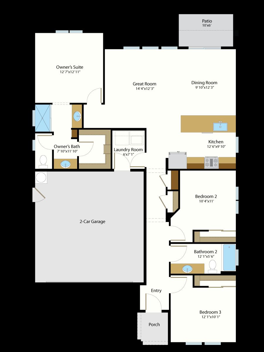 Villa 1 Floor Plan