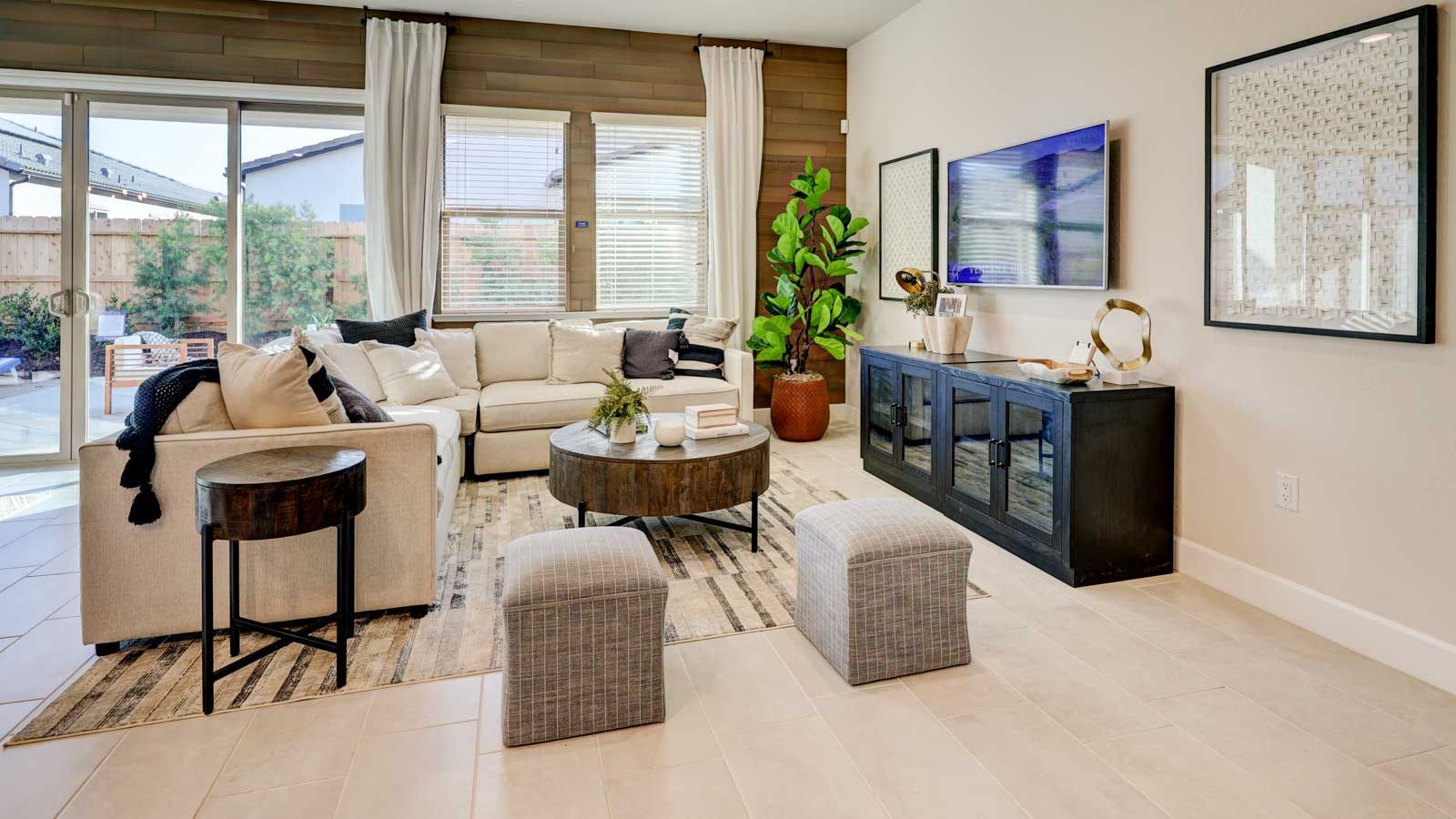 Great Room - similar home shown