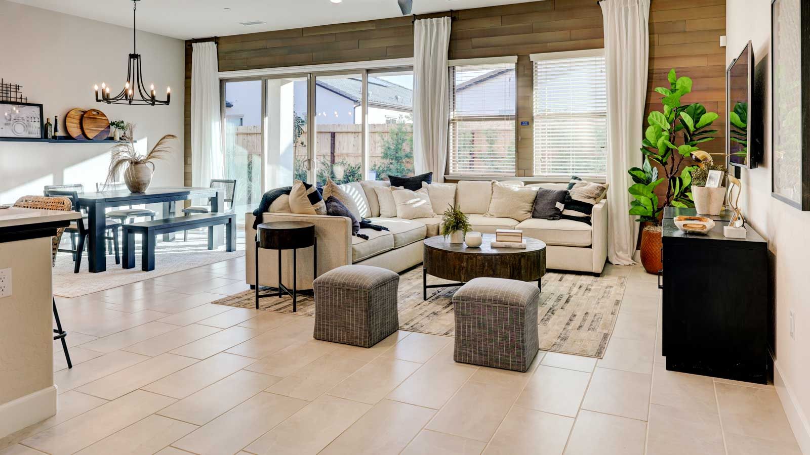 Great Room - similar home shown