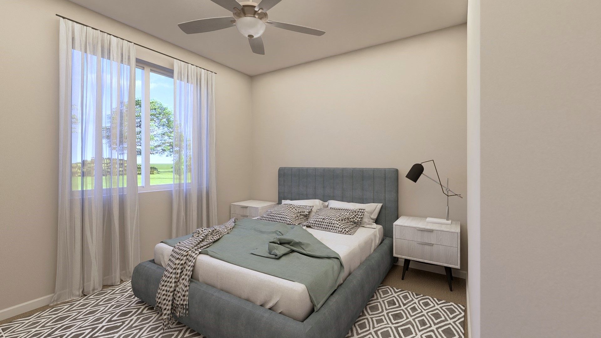 Villa 1 Bedroom 2 - Artist Rendering