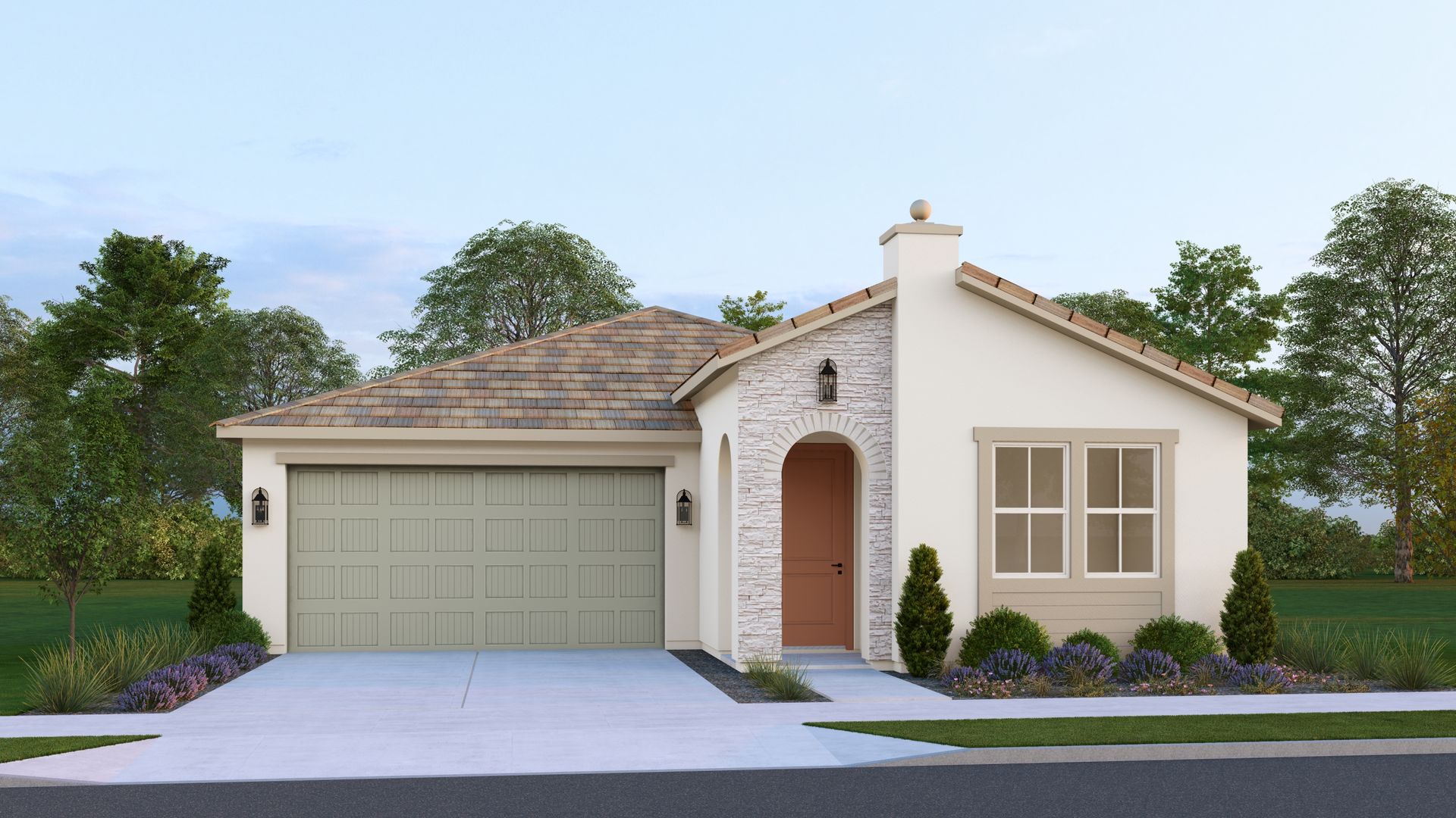 The Villa 5 - Modern Spanish with Stone Exterior, Color Package 3