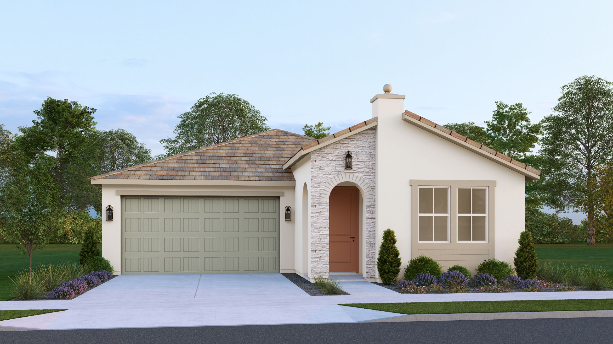 The Villa 5 - Modern Spanish with Stone Exterior, Color Package 3