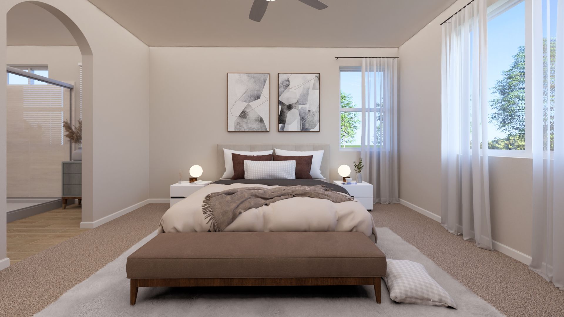 Villa 5 Owner's Suite - Artist Rendering