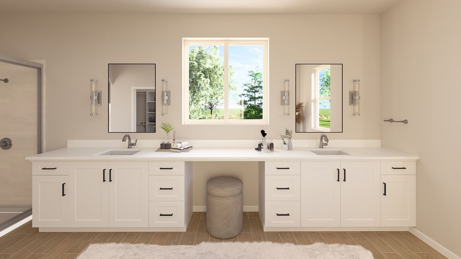 Owner's Bath - Artist Rendering