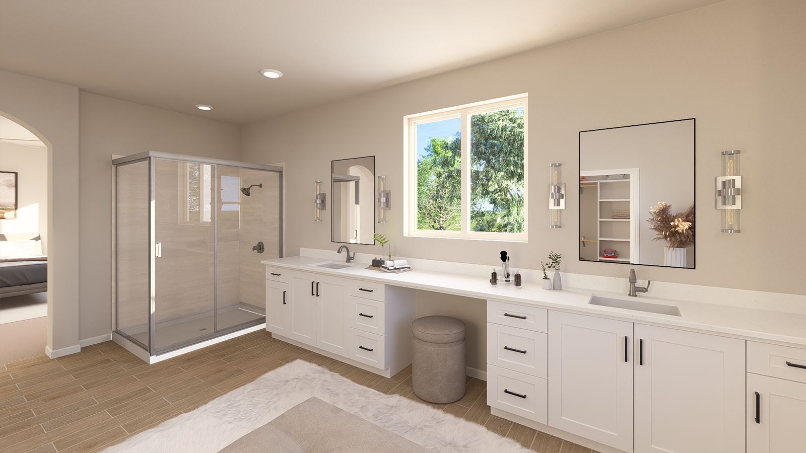 Owner's Bath - Artist Rendering