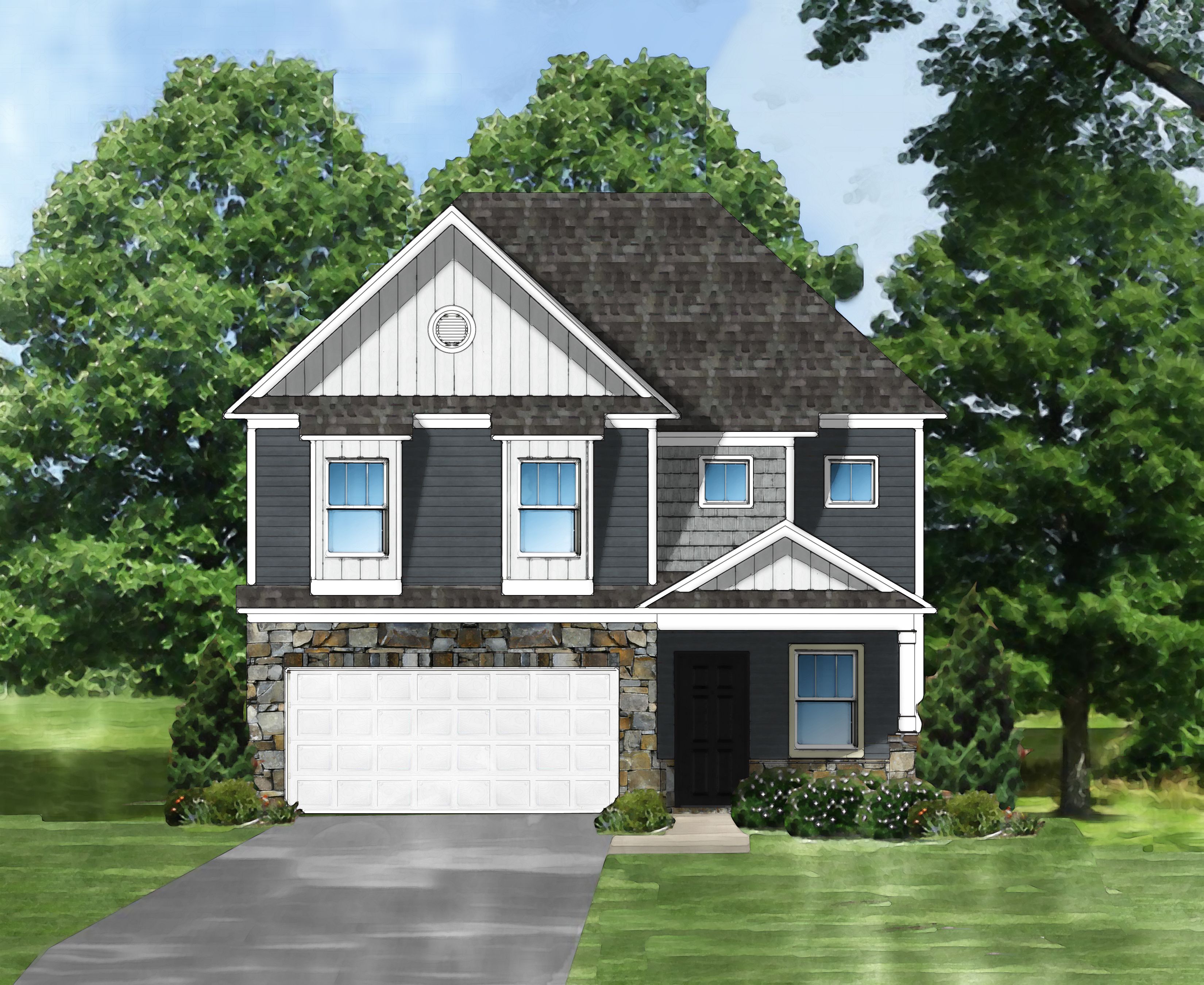 Mcclean II C Plan at Brookstone at Forest Lake in Augusta GA by