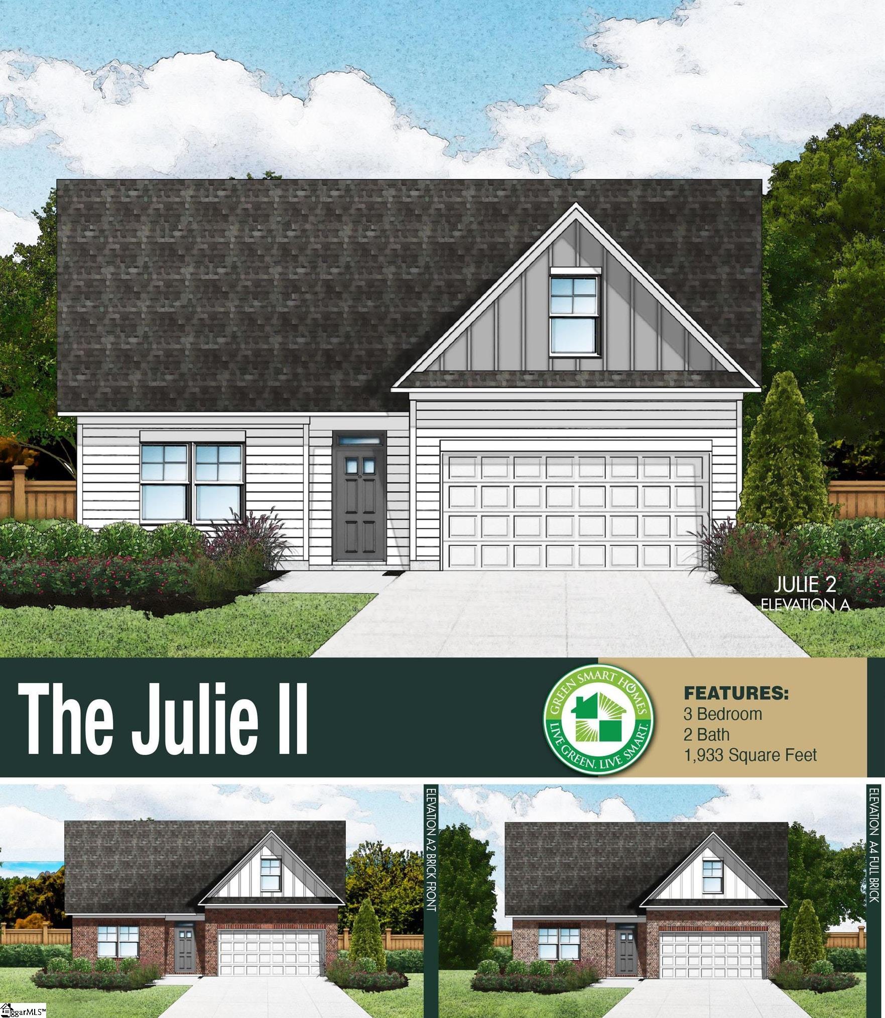 Julie II - Lynbrook: Boiling Springs, South Carolina - Great Southern Homes