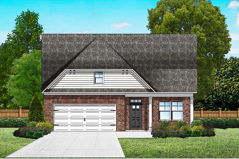 Elevation A2 - Extended Porch