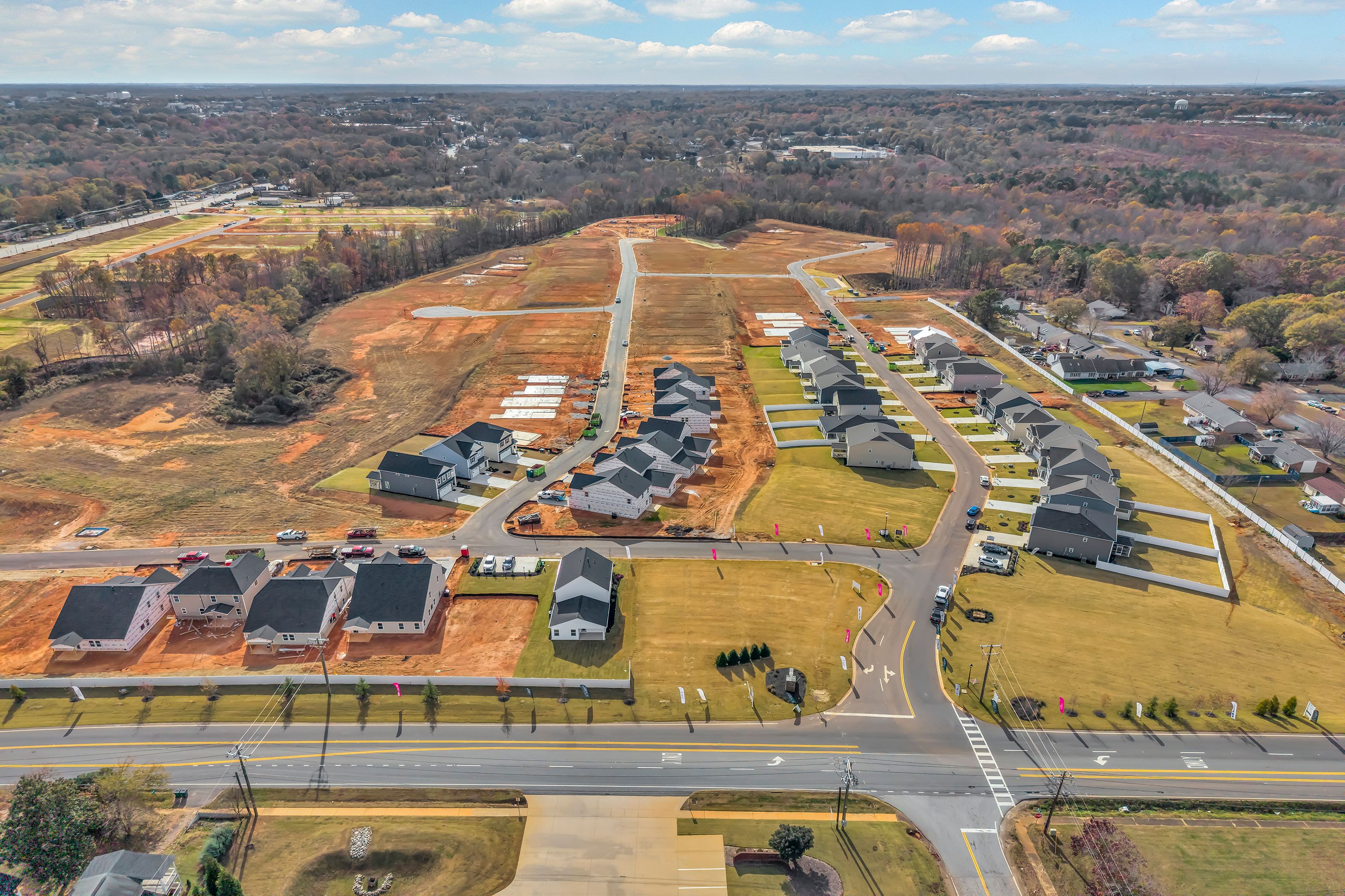 Halton Oaks Aerial Shot