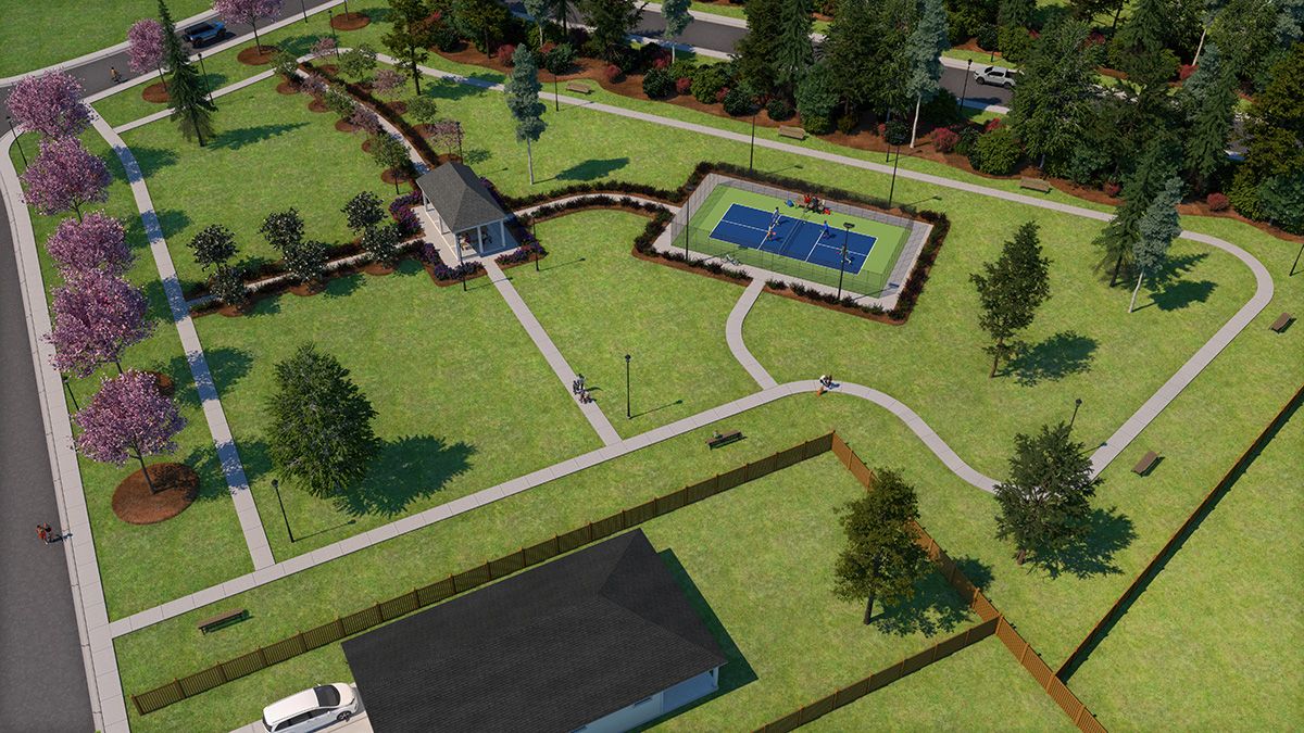 Proposed Future Pickle Ball Court Concept Rending