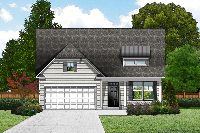 Elevation C - Extended Porch