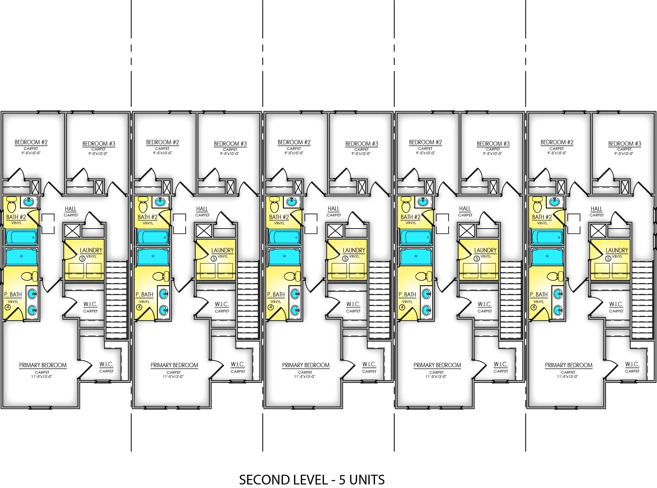 Second Level - 5 Units