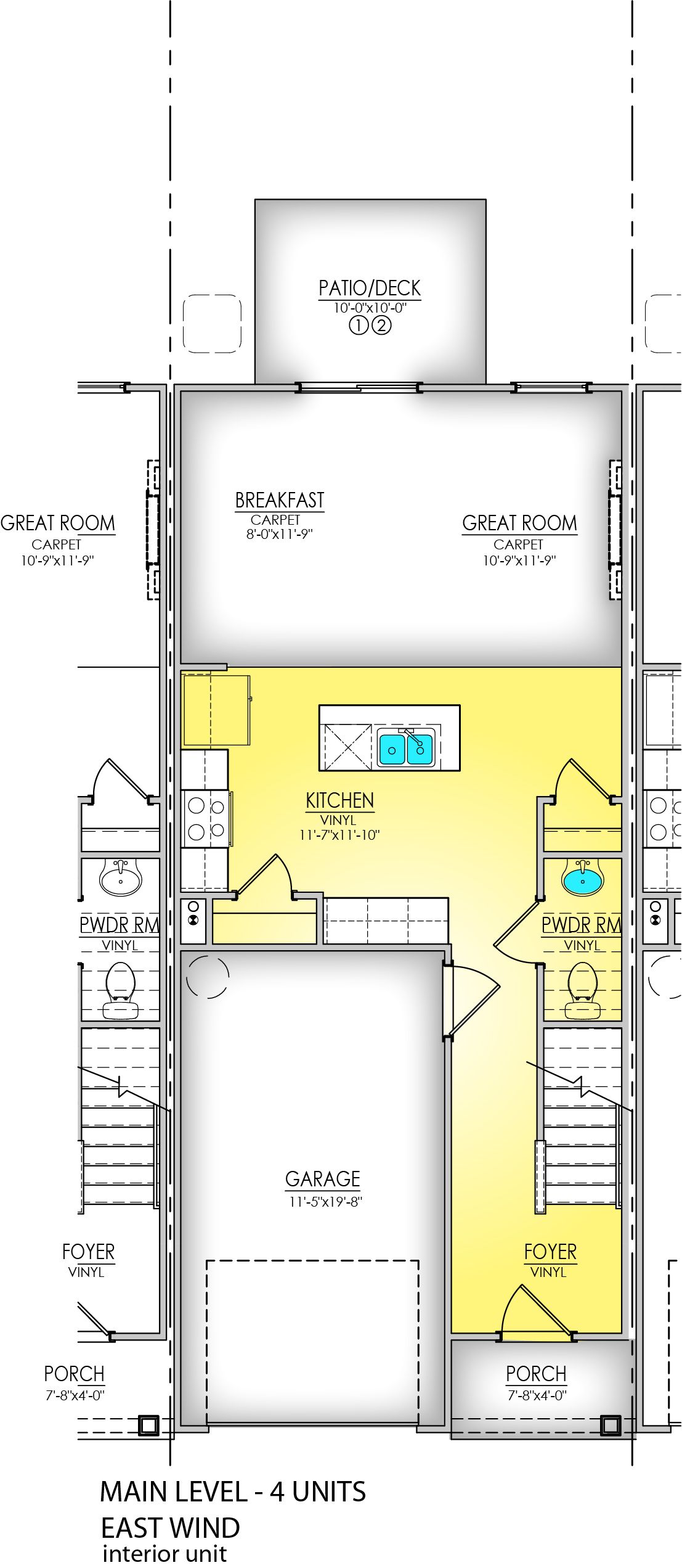 Main Level - 5 Units